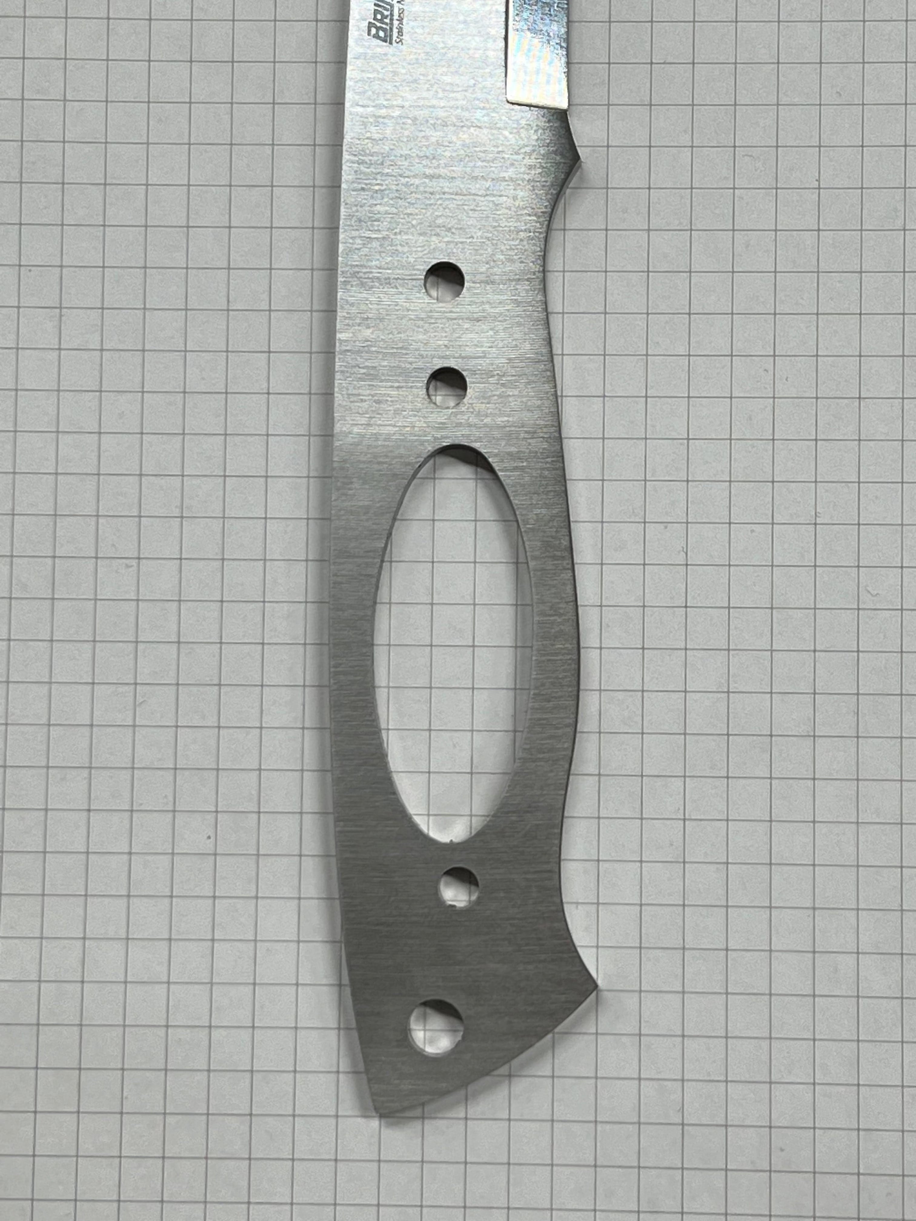 Hoja de cuchillo Brisa Trapper 95 Scandi de acero inoxidable N690