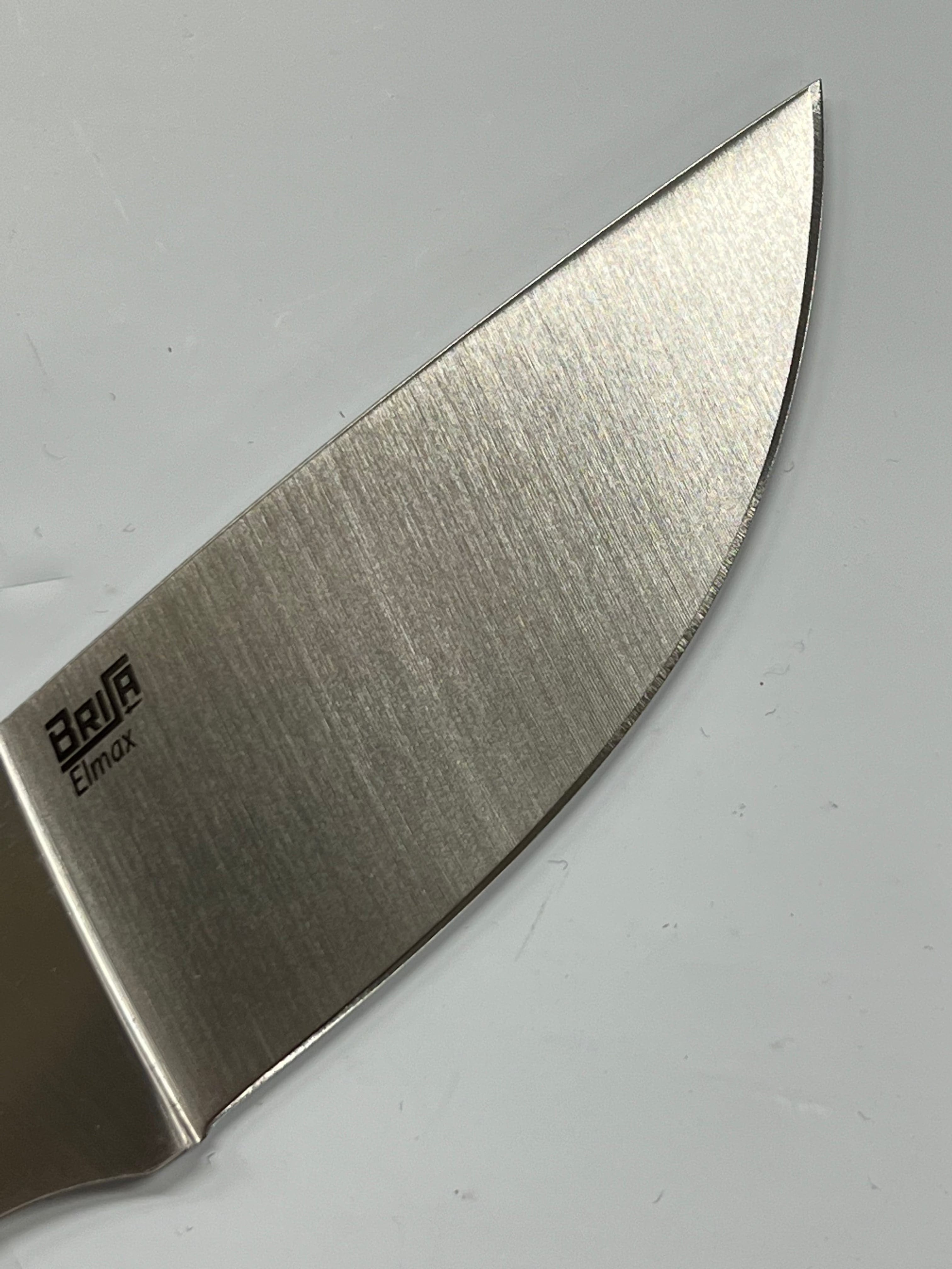 Hoja de cuchillo de acero inoxidable Brisa Skinner 90 Elmax