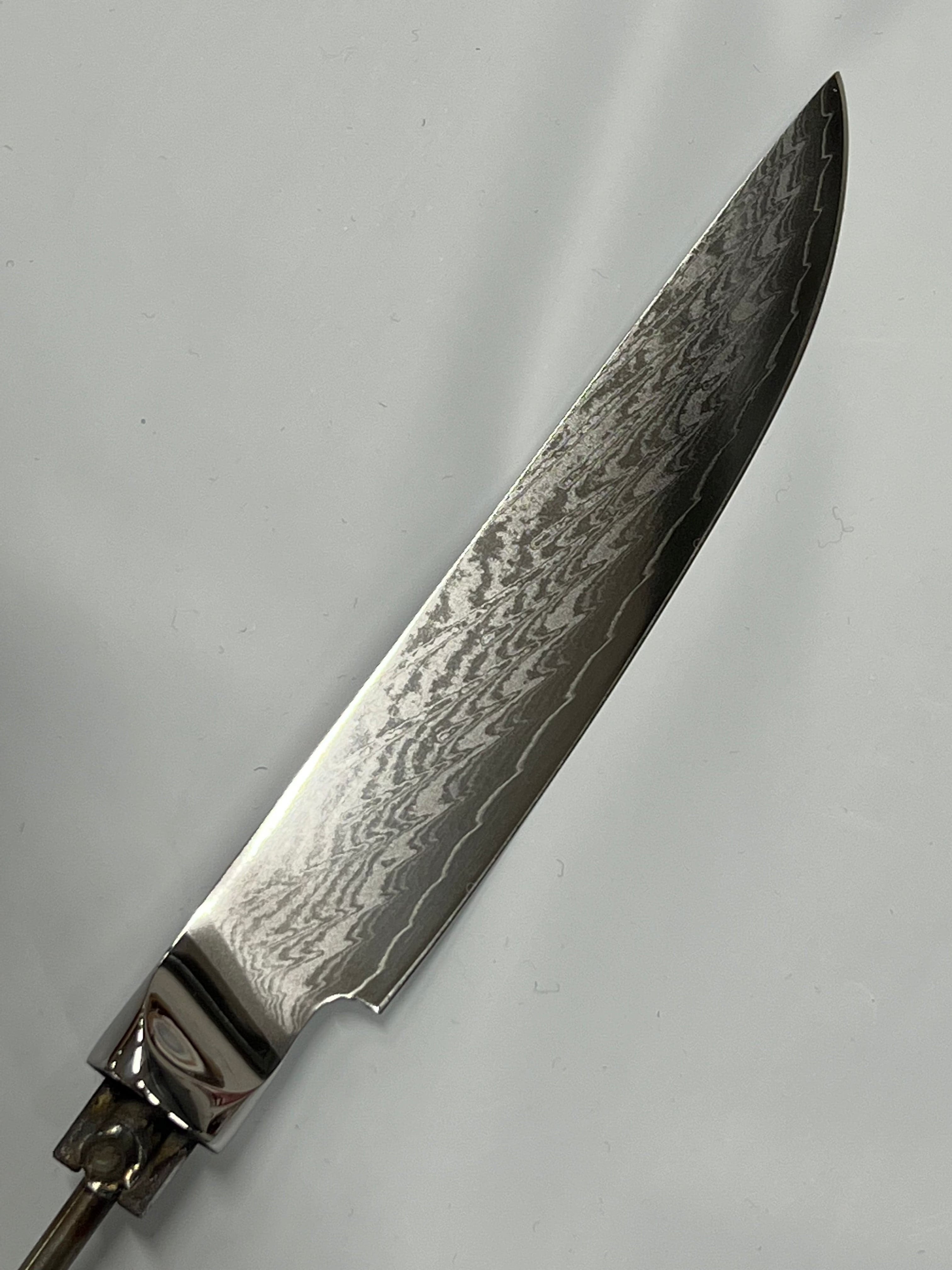 Hoja de cuchillo para carne de 5" (143 mm) - Cuchillo de chef de damasco AUS10