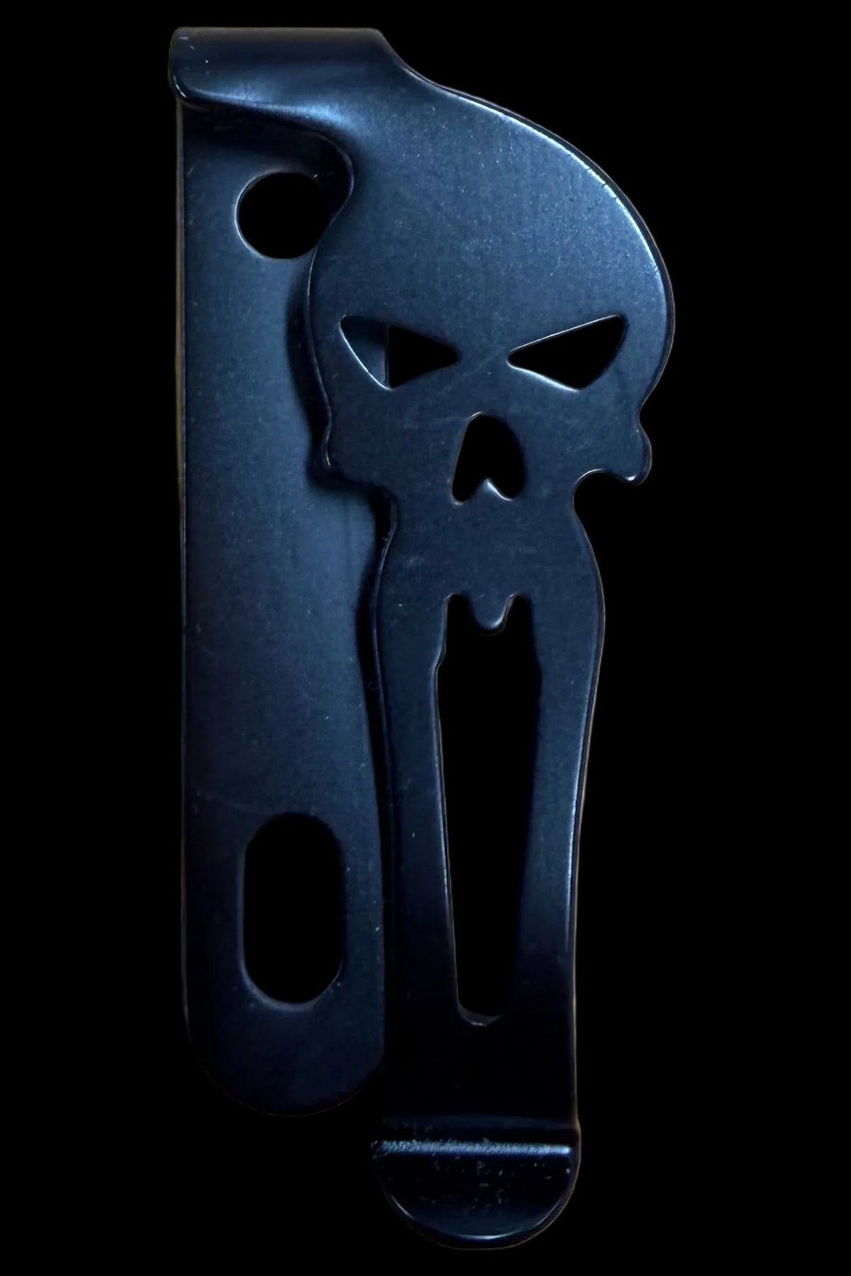 Clip de cinturón de acero - Calavera