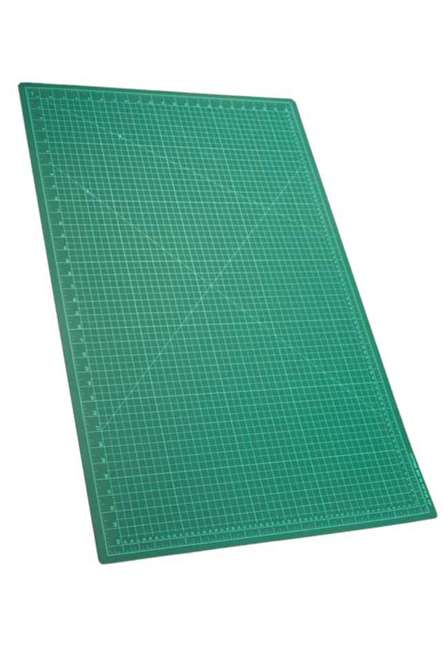 Alfombrilla de corte verde 60x45cm
