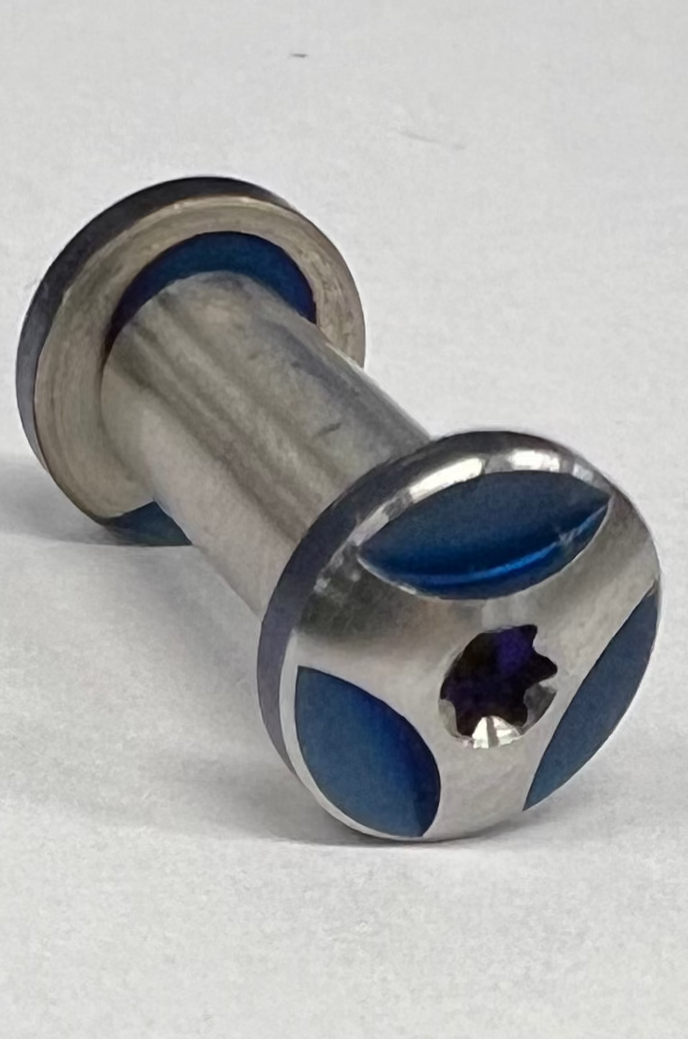 Tornillo para vástago - Tornillo azul fresado