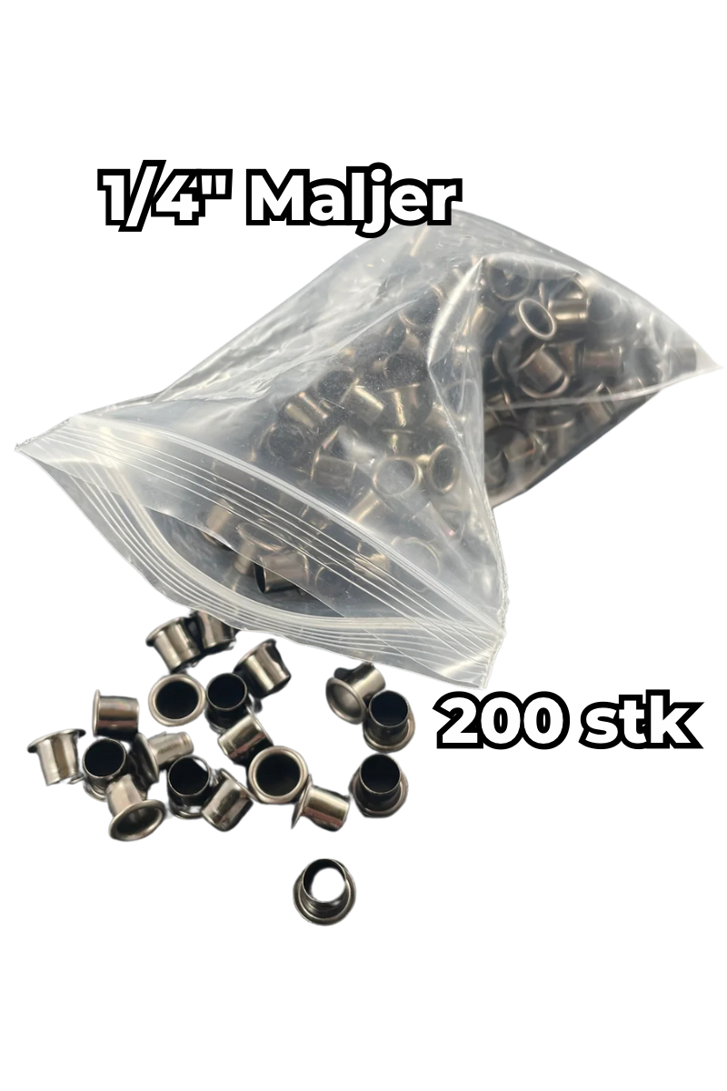 Ojales de 1/4” para KYDEX (200 unidades)