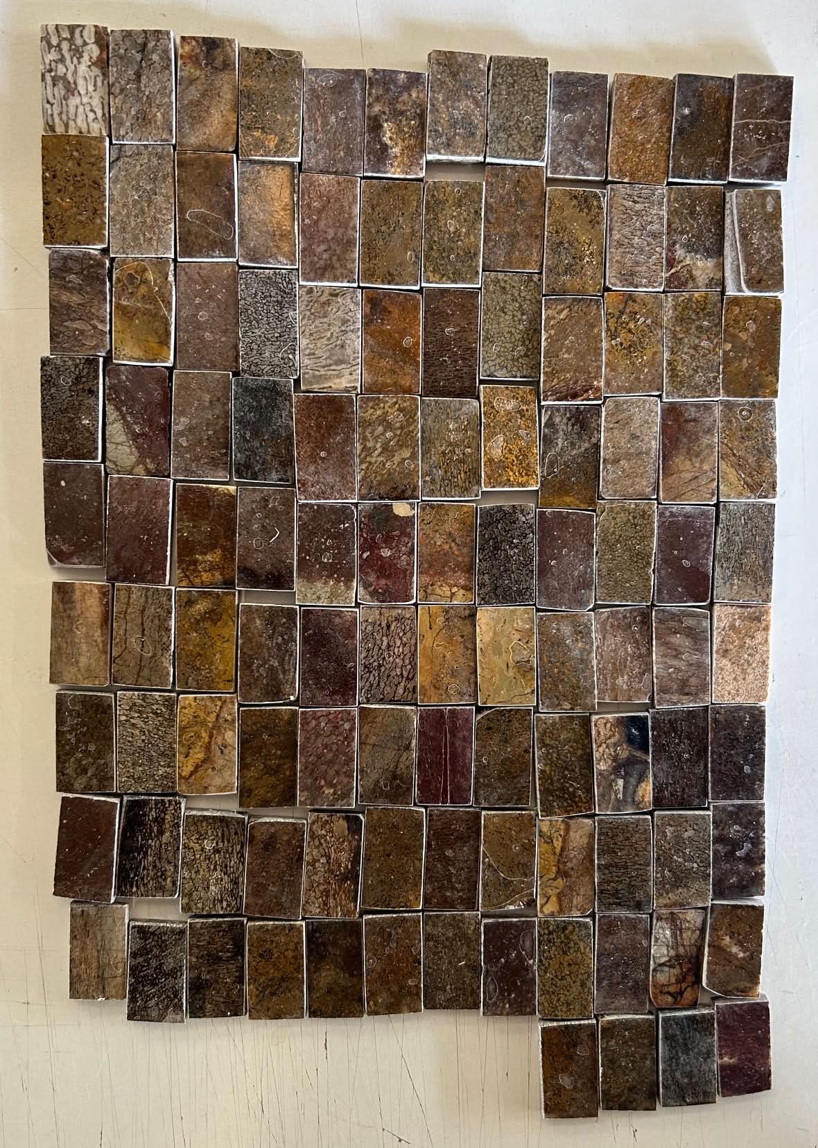 Fósil de dinosaurio, trozo de hueso, 20x35x20 mm