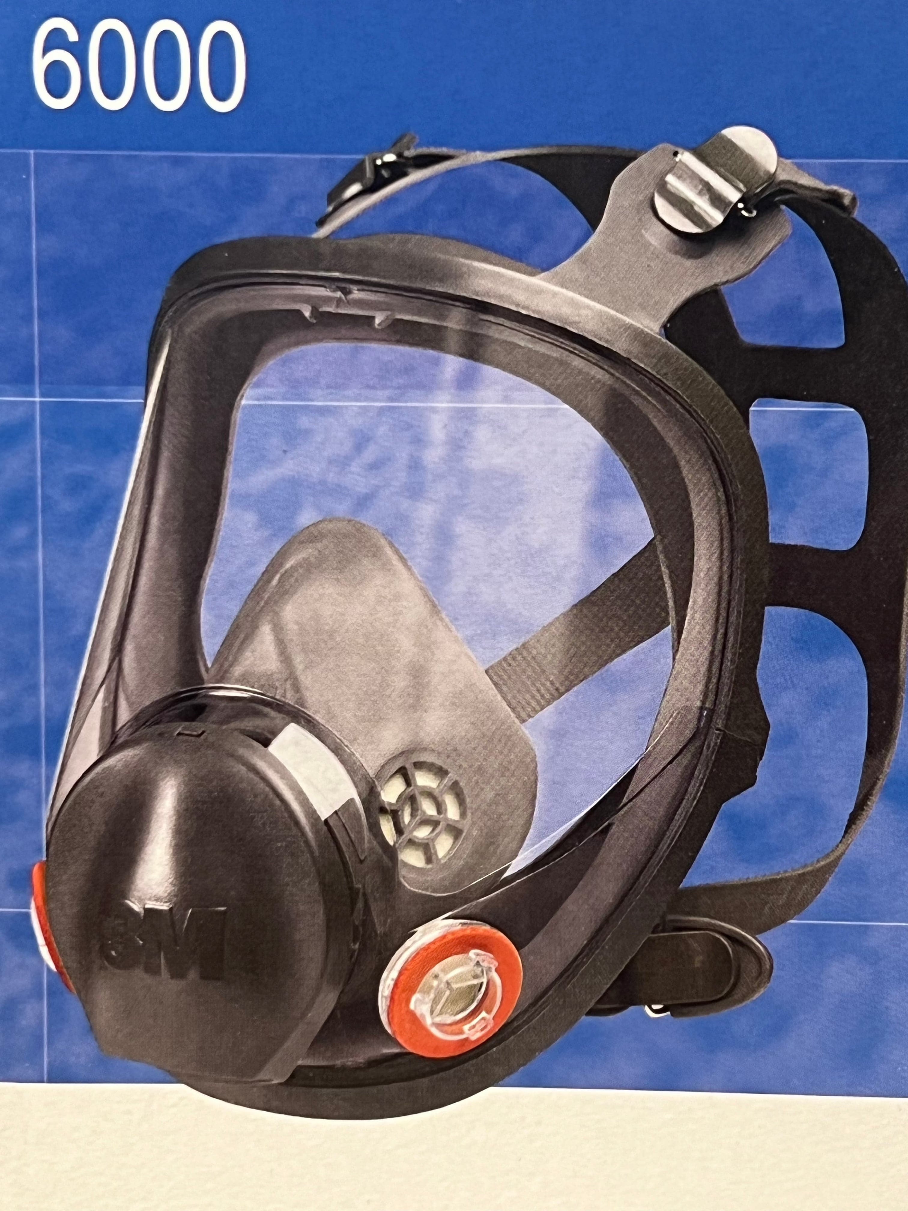 Máscara para polvo/vapores/gases - Máscara completa 3M™
