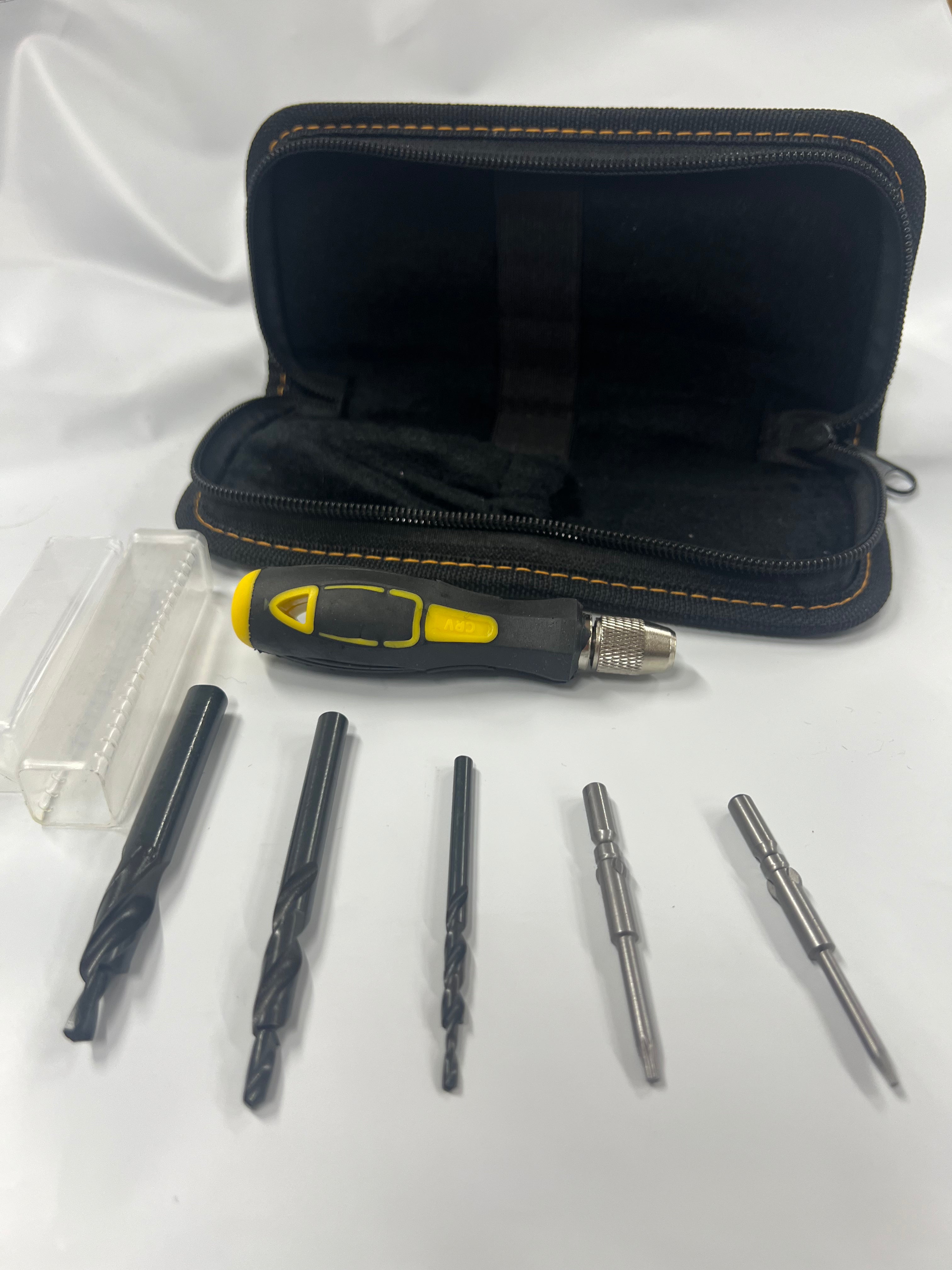 Kit de herramientas para navaja y espiga oculta