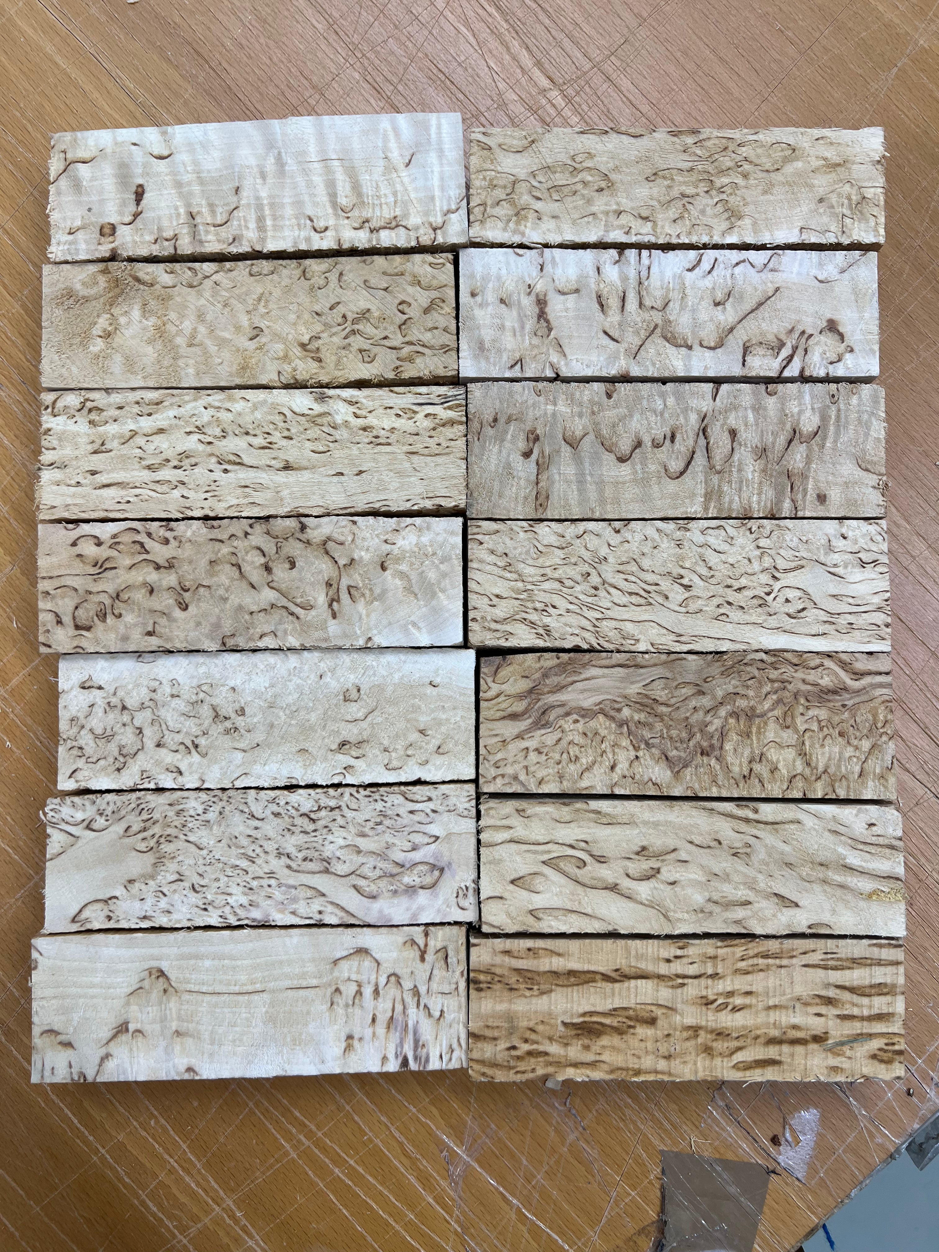 Premium Natural Valbjørk Masurabedul MBS aprox. 30x40x125