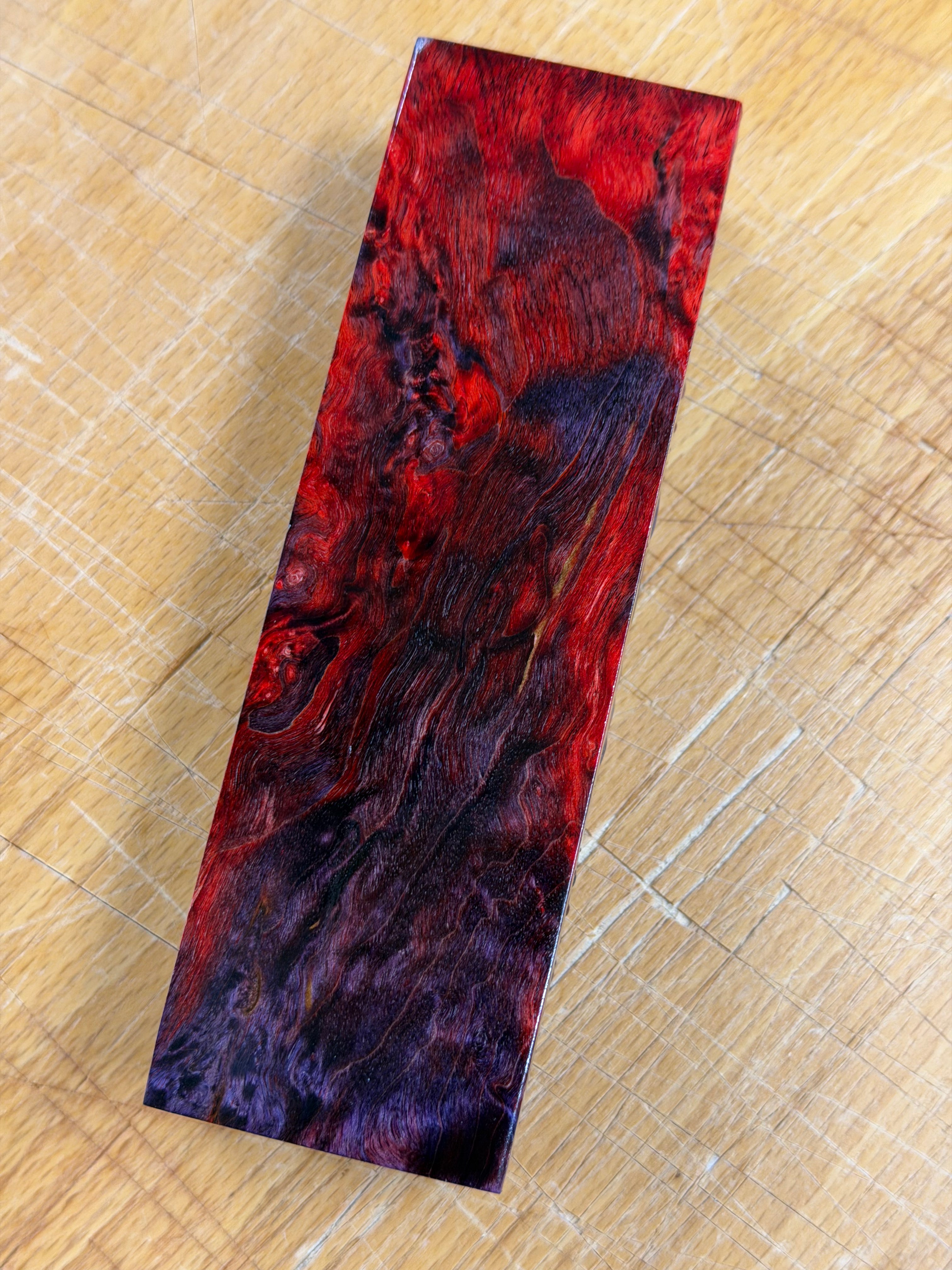 Abedul de Carelia (Masur) Rojo-negro (Estabilizado)