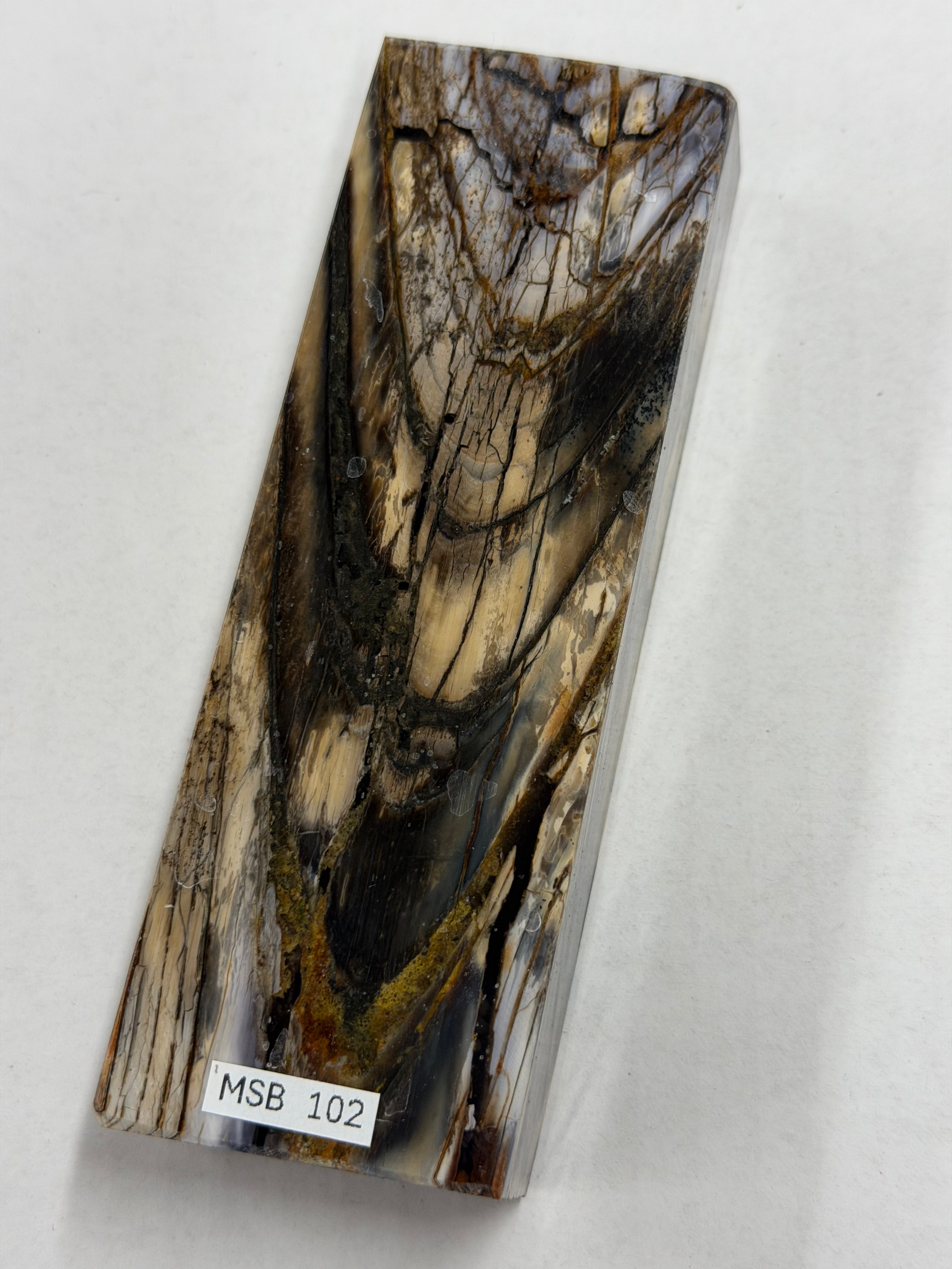 Bloque de mango de colmillo de mamut MSB 102