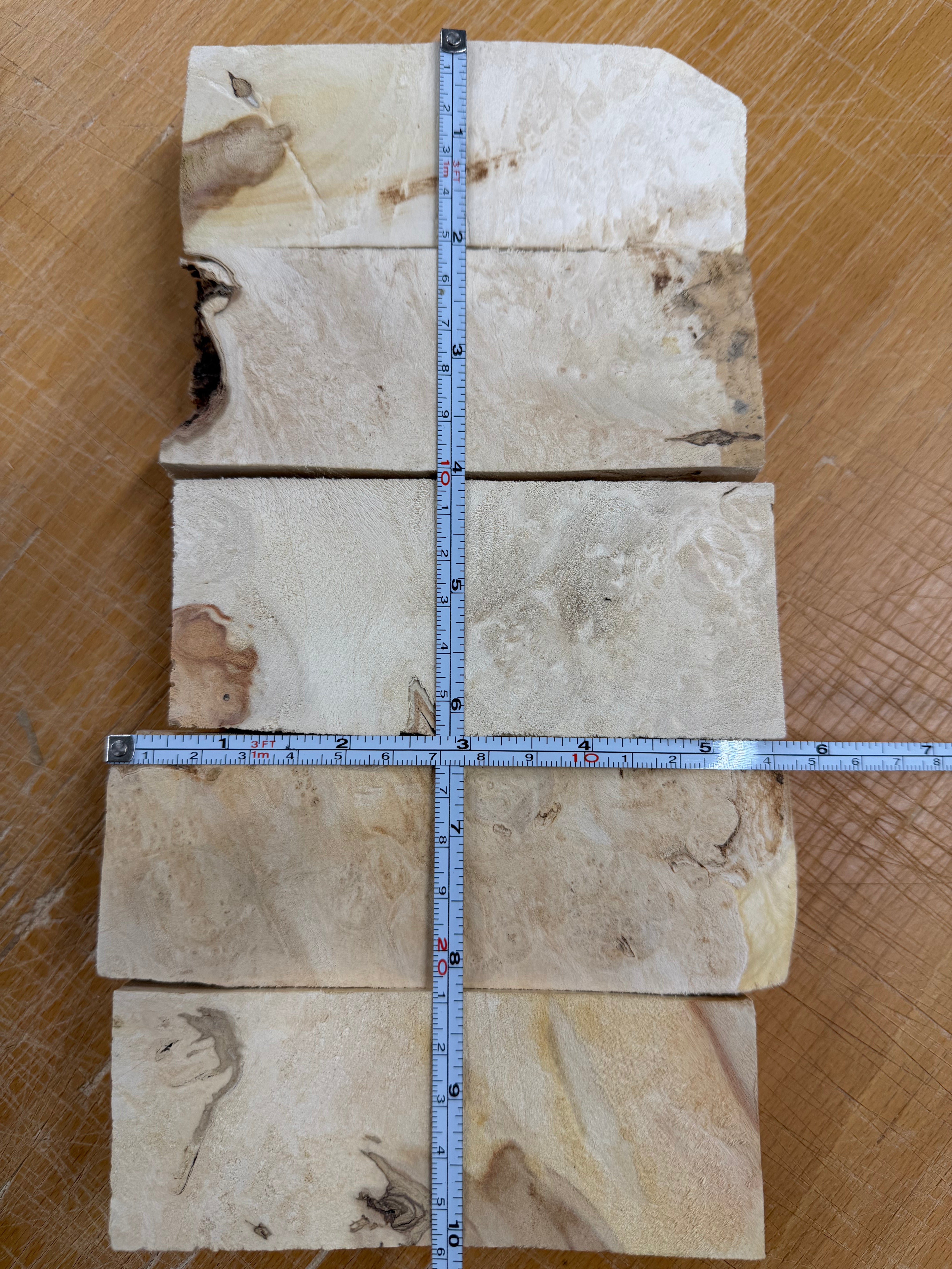 Mango de madera Box Elder, paquete de 5 - BEP5-104