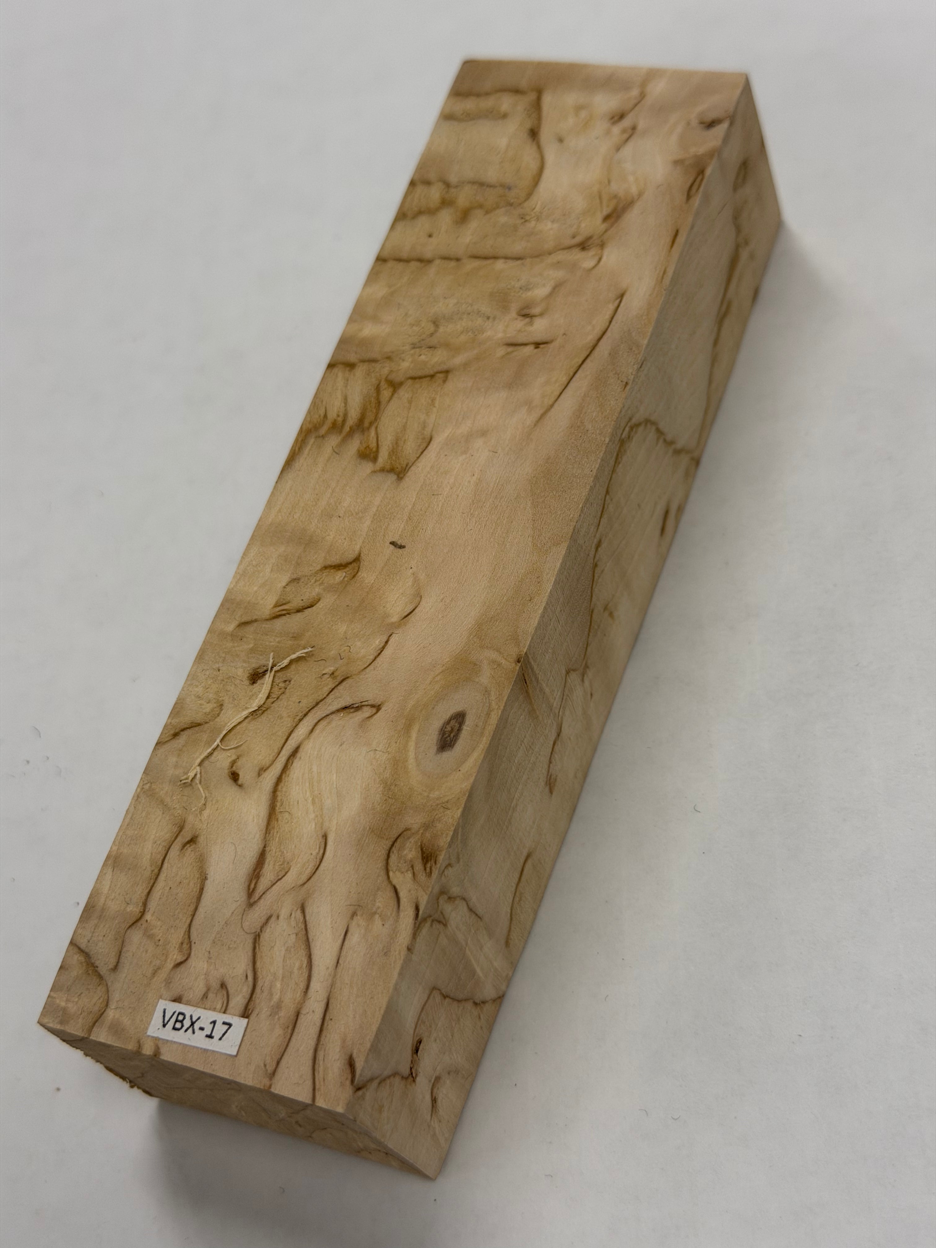 Abedul verrugoso rizado VBX-17; 29x42x149mm