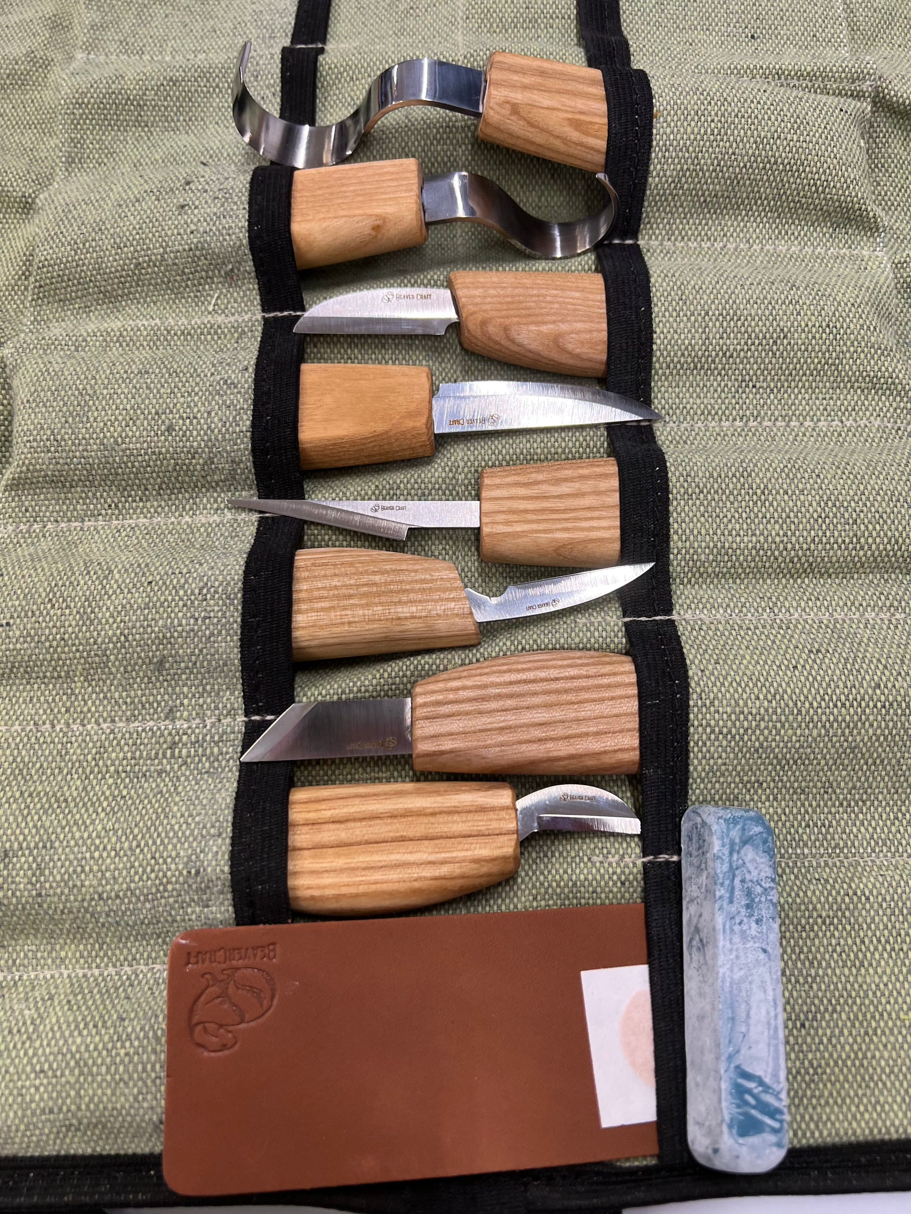 Set de tallado en madera S08 Beaver Craft