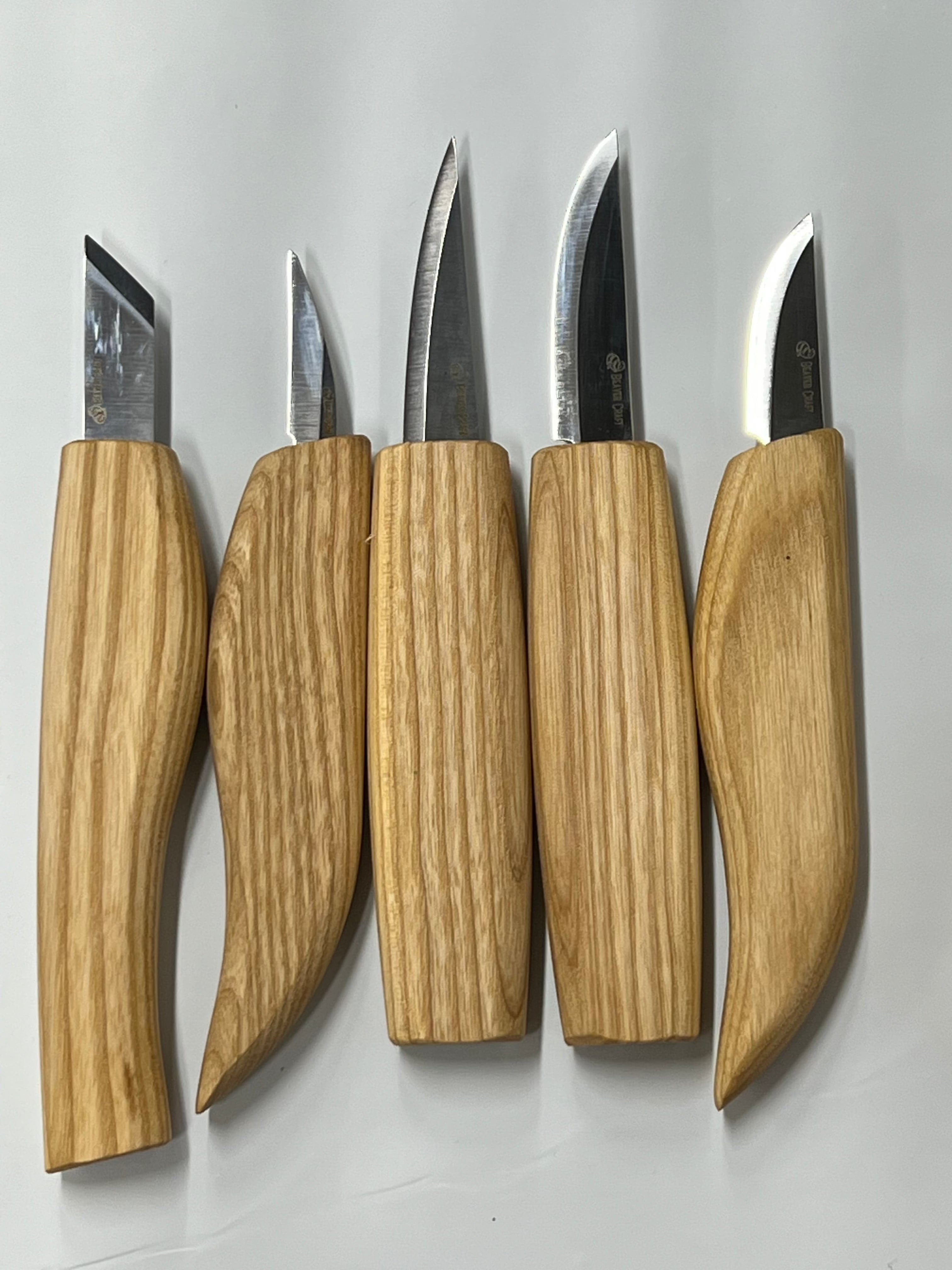 Juego de gubias para tallar madera S52 con 10 piezas y soporte de herramientas