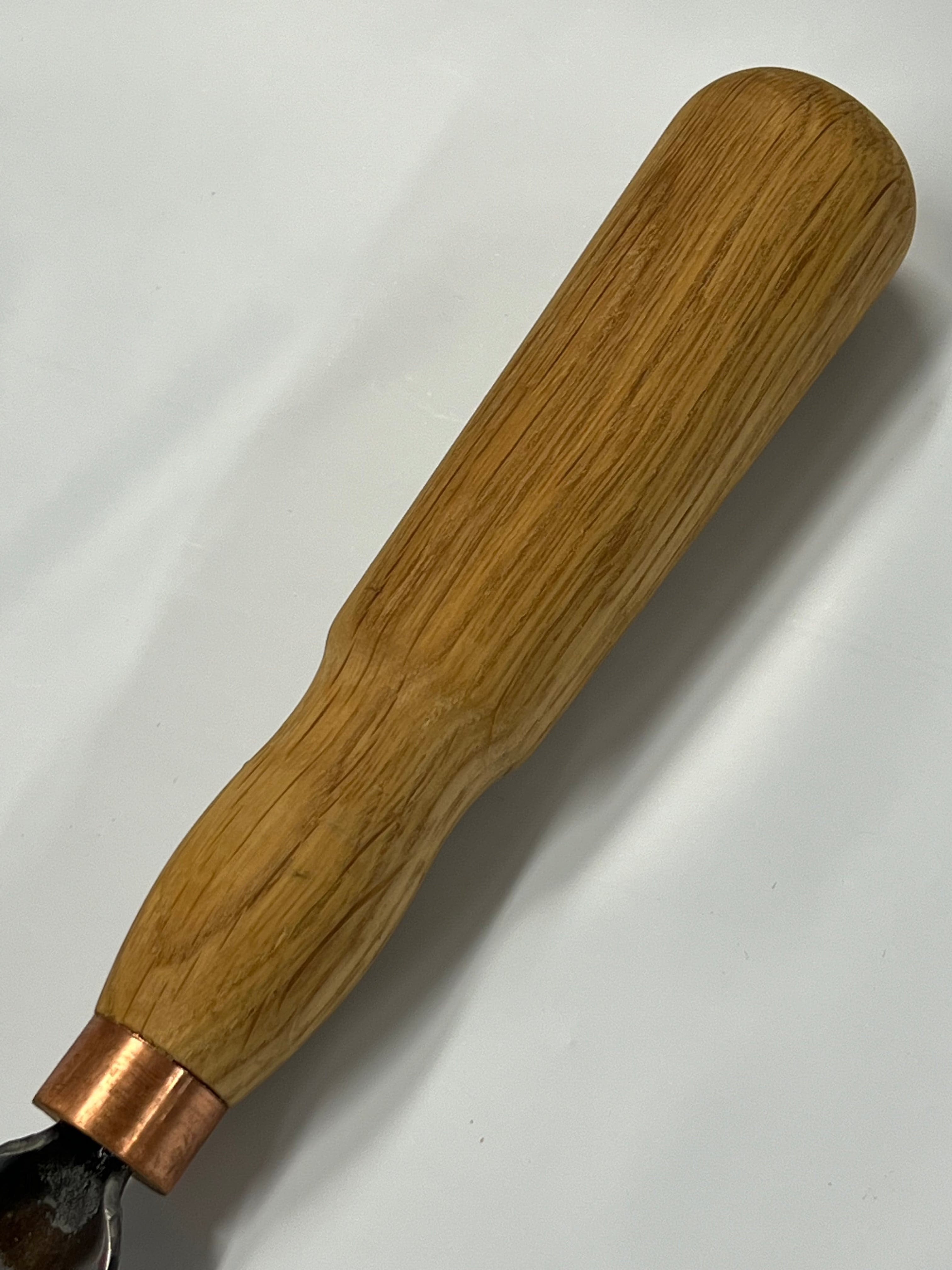 Formón para madera 130x22mm gubia curva