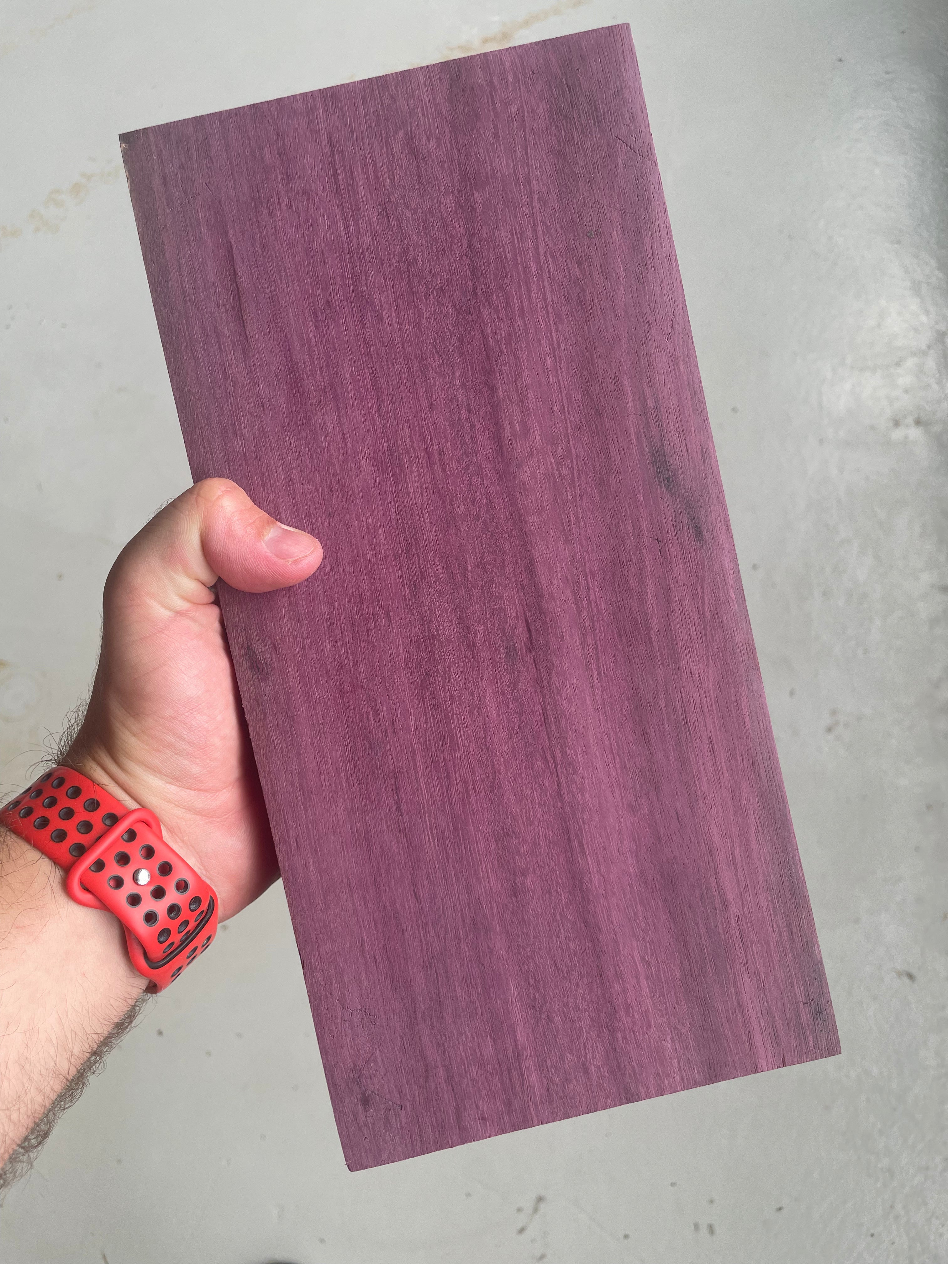 Purpleheart pieza grande 55x155x300mm