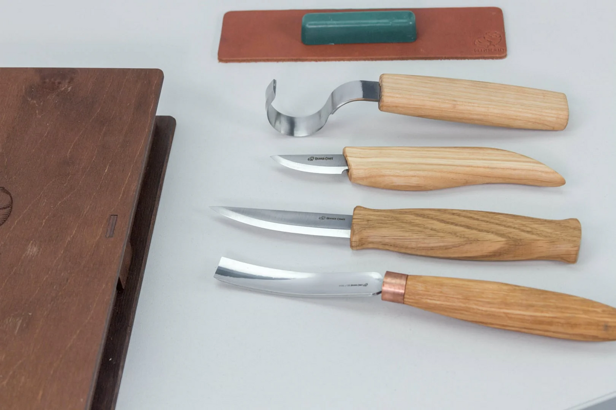 Juego de formones para tallar madera S43Book