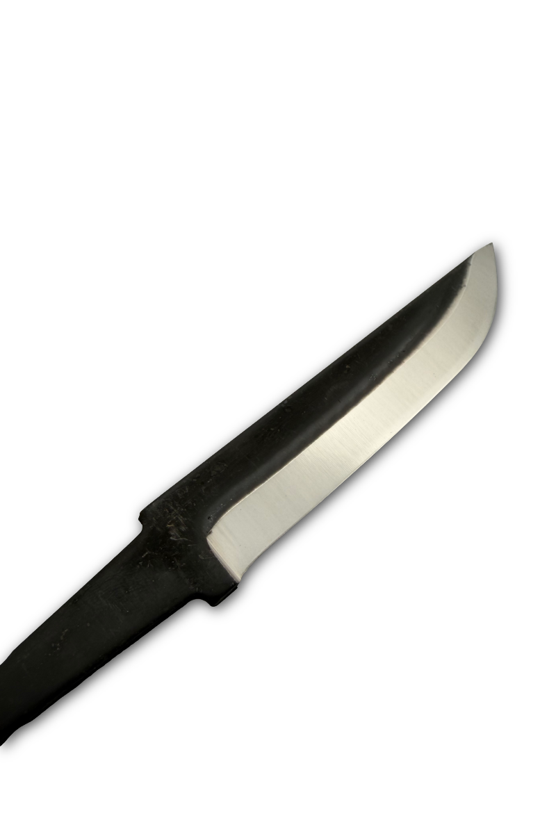 Kit de montaje de cuchillo KBS1 - 108mm con abedul, virola y cuero