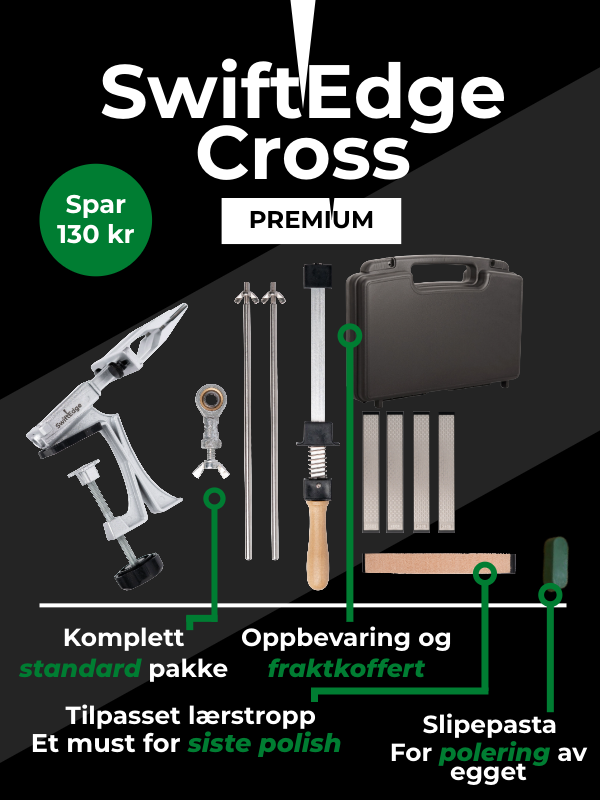 SwiftEdge Cross: Sistema de afilado de cuchillos con ángulo ajustable y piedras de diamante