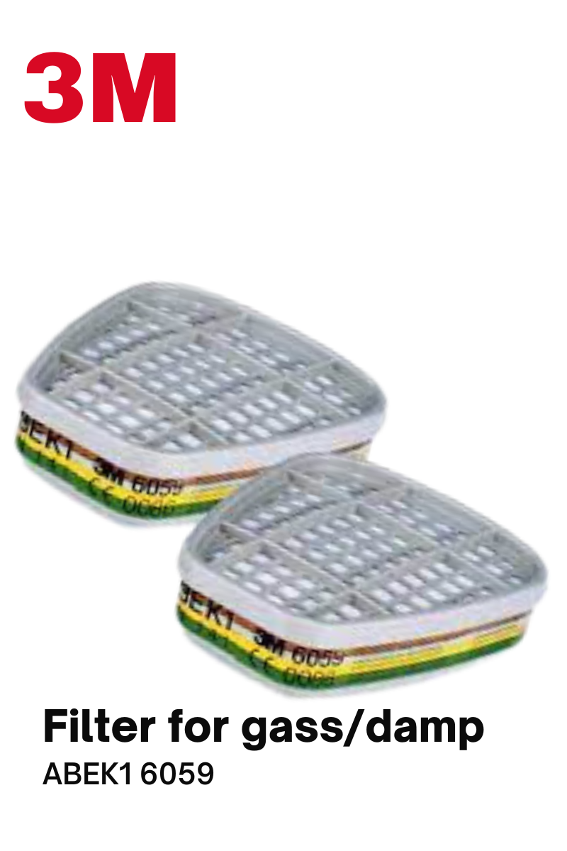 Filtro para máscara de polvo/vapor/gas - Filtro de máscara 3M