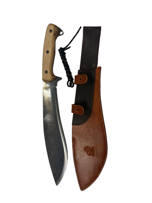Kukri KKR1 con funda de cuero