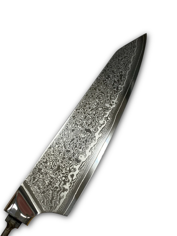 Hoja de cuchillo de chef - Cuchillo de chef de damasco AUS10 de 8"