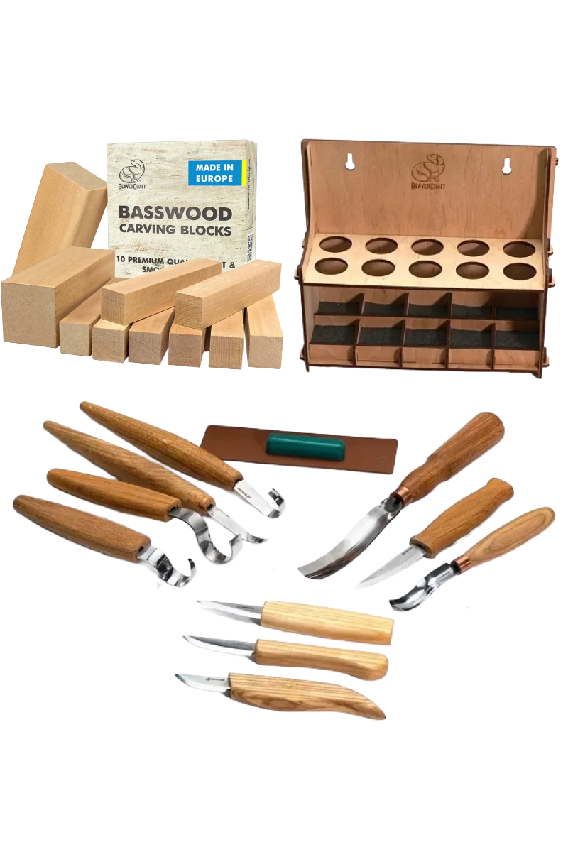 Set de inicio para tallado en madera Pro