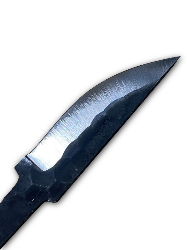 Hoja de cuchillo de 62 mm con acabado martillado