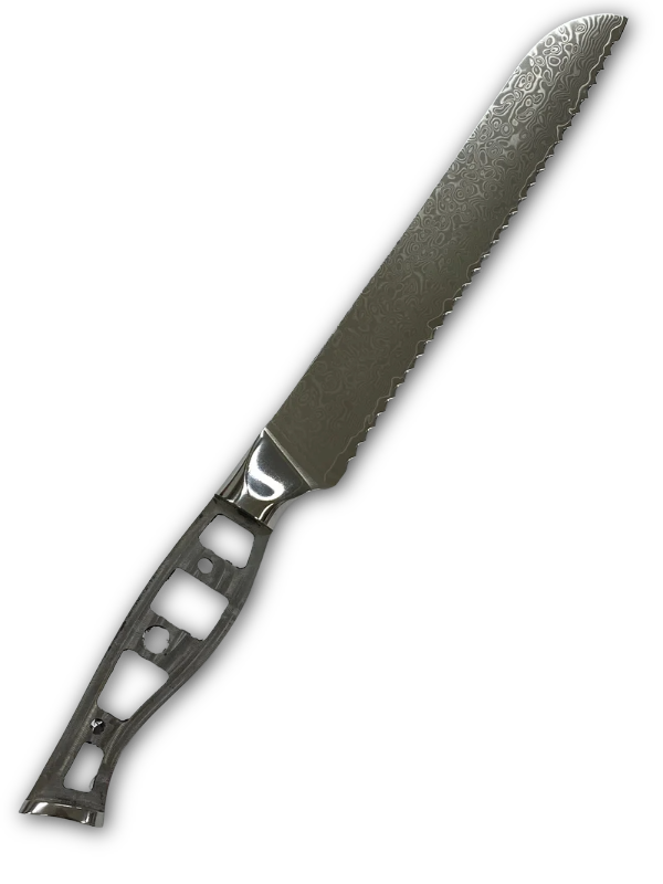 Hoja de cuchillo para pan - Cuchillo de chef de damasco VG10
