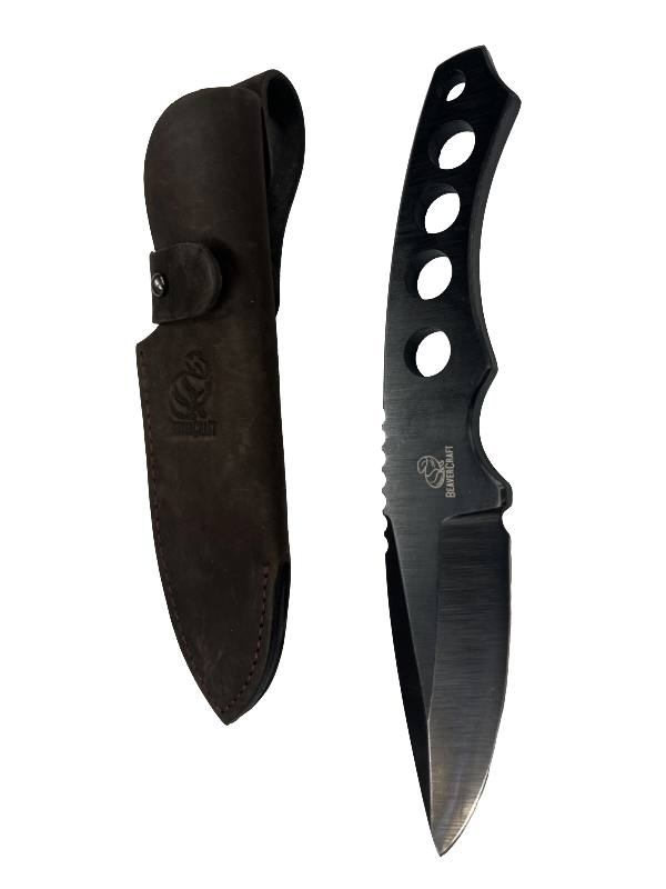 Cuchillo esqueleto SNK2 con funda de cuero