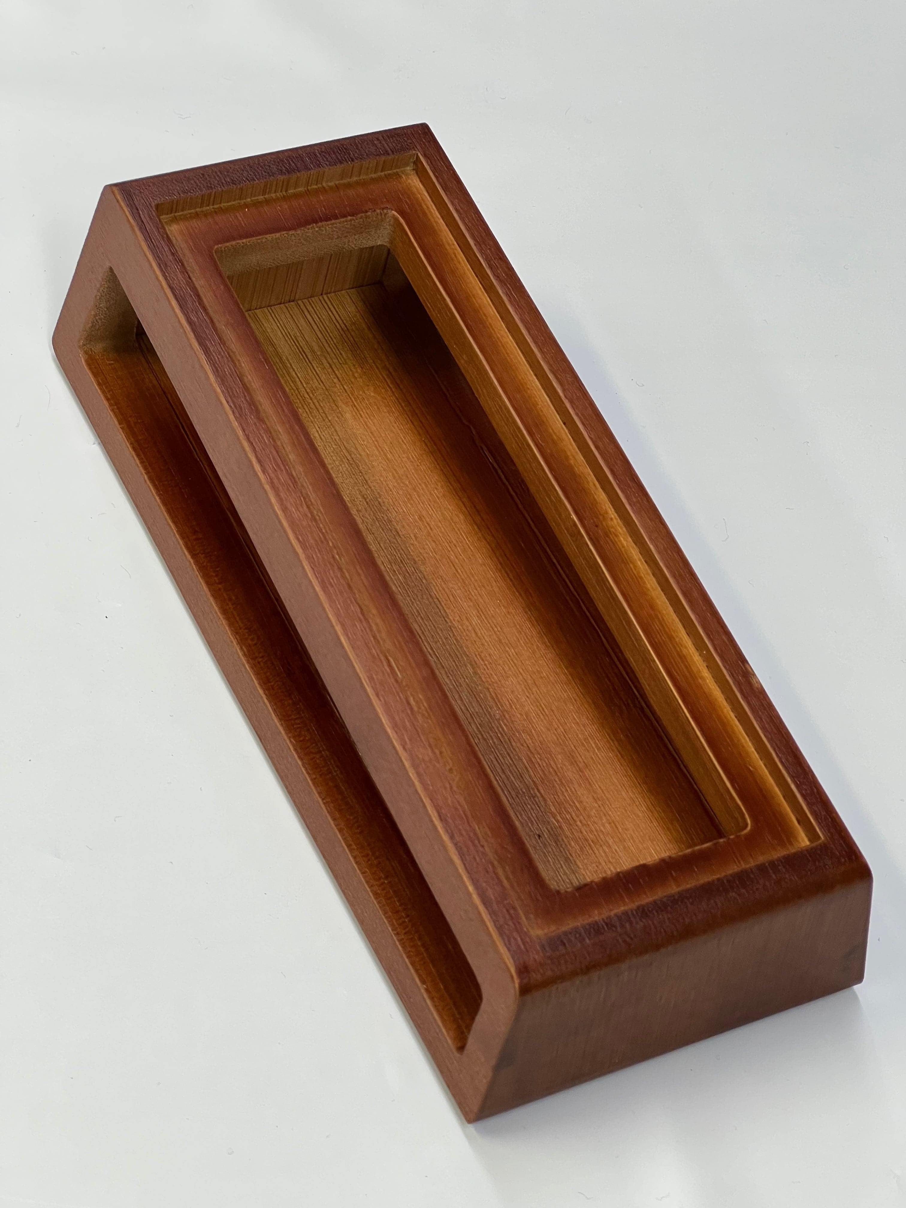 Soporte de bambú para piedra de afilar RW053