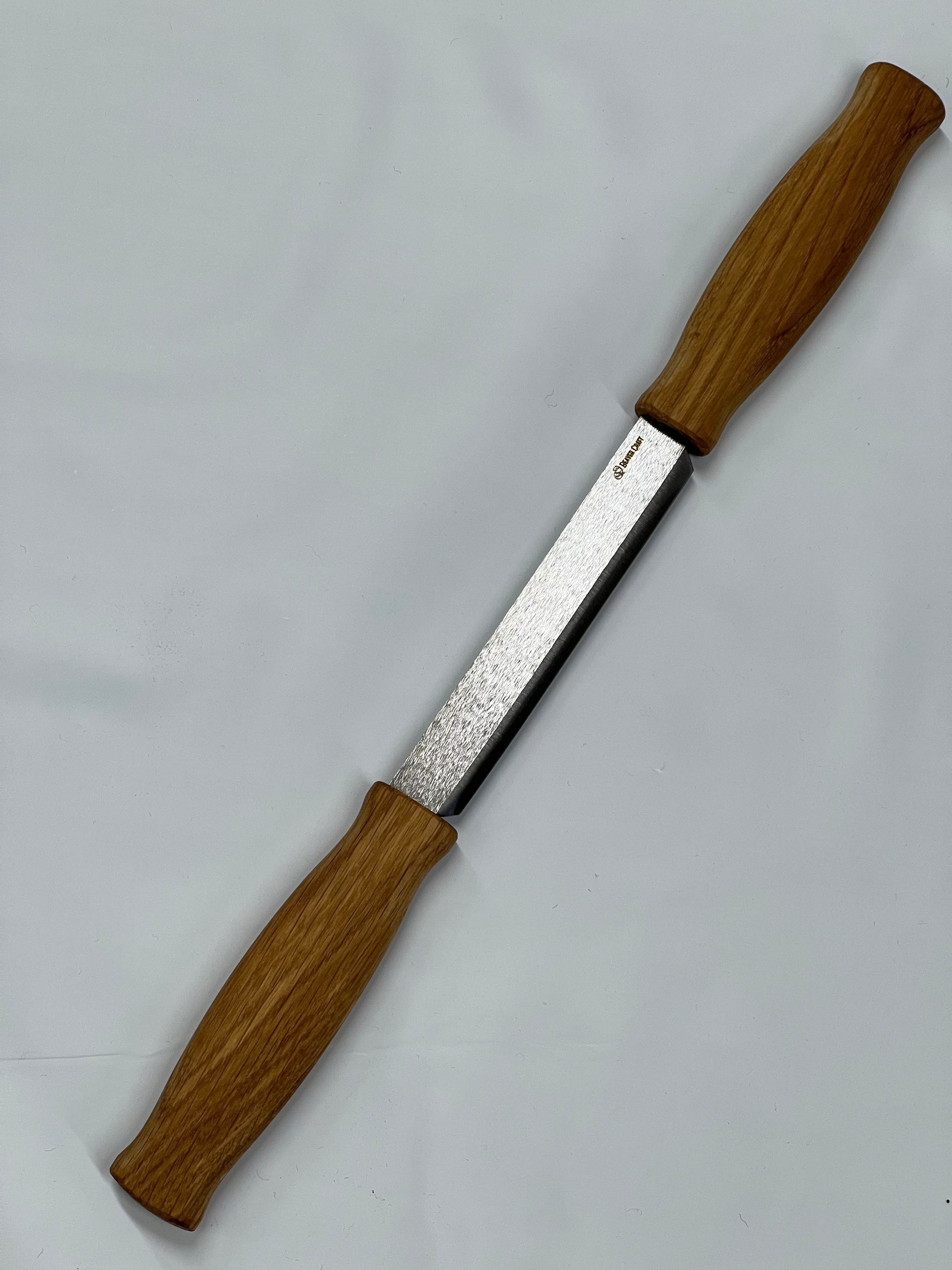 Cuchillo de tallar 120 mm incl. funda de cuero (DK1S)
