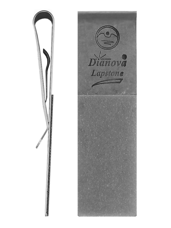 Clip de cinturón con afilador de diamante - Dianova Badge