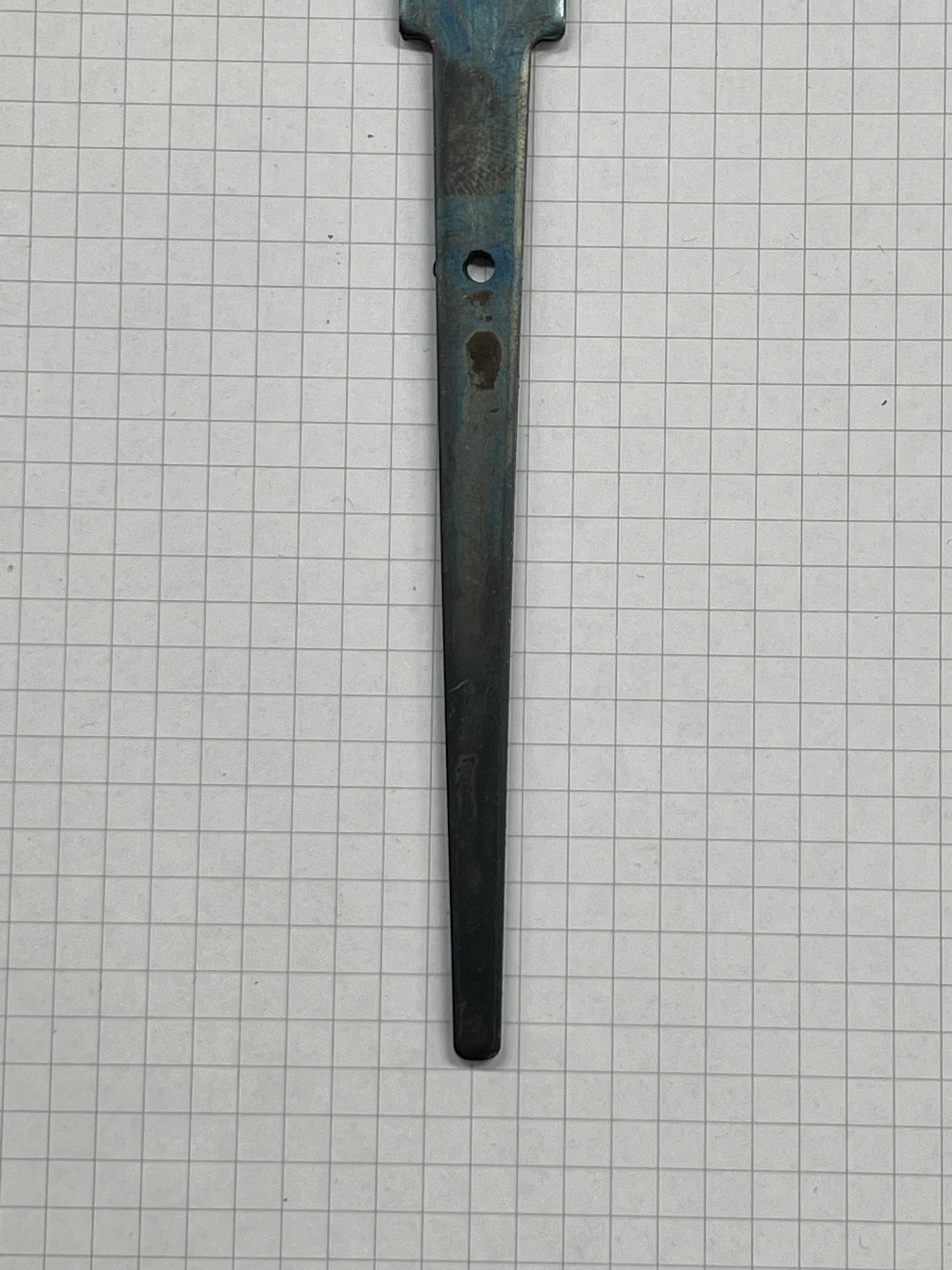 Hoja de cuchillo 80 mm templada sin afilar