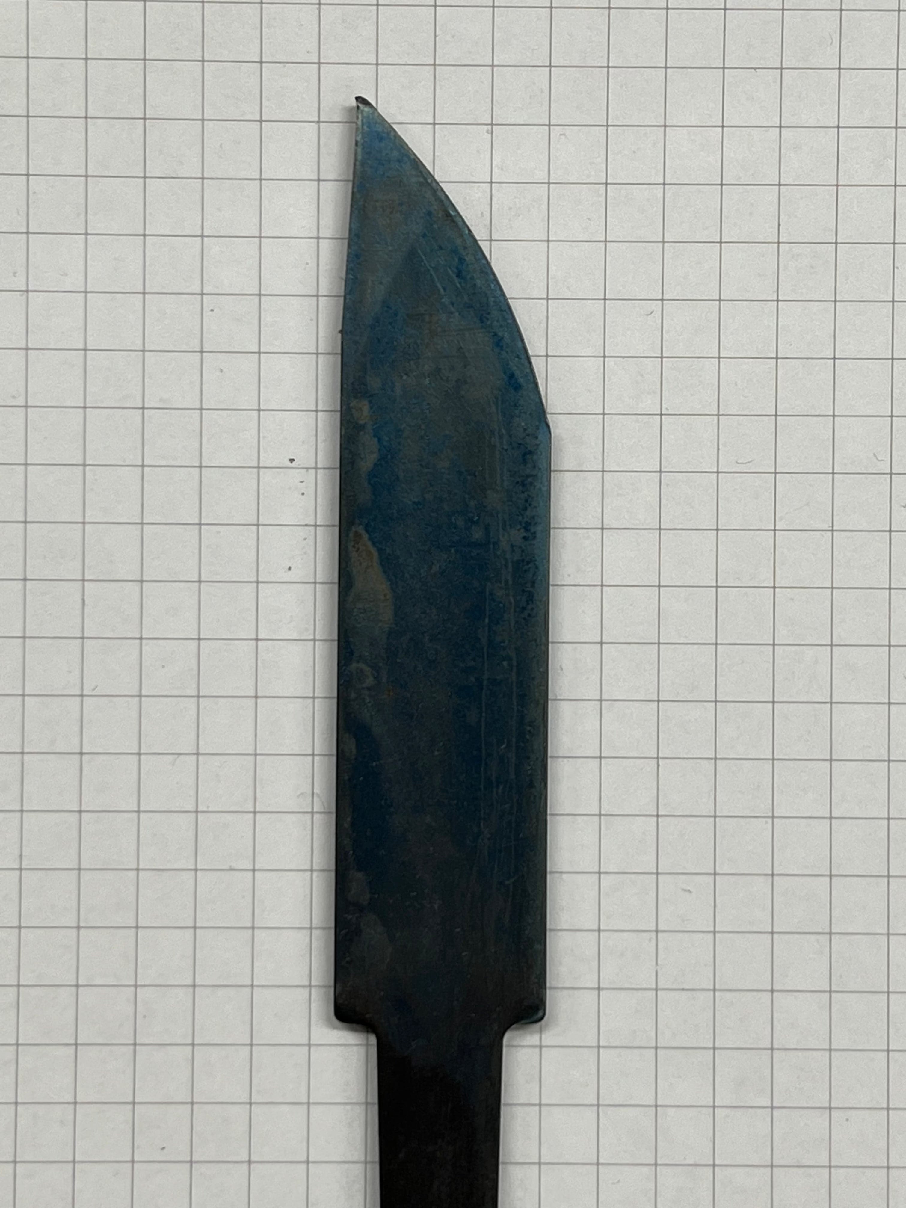 Hoja de cuchillo 80 mm templada sin afilar