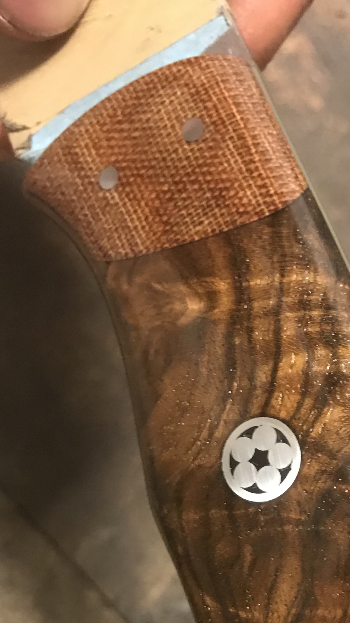 Material de mango de placa de Micarta