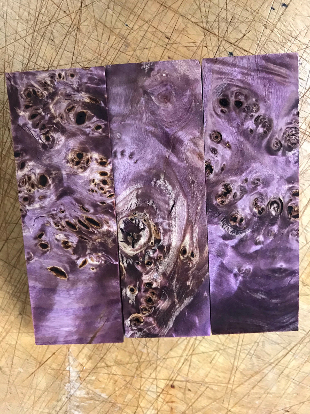 Nudo de álamo - Morado