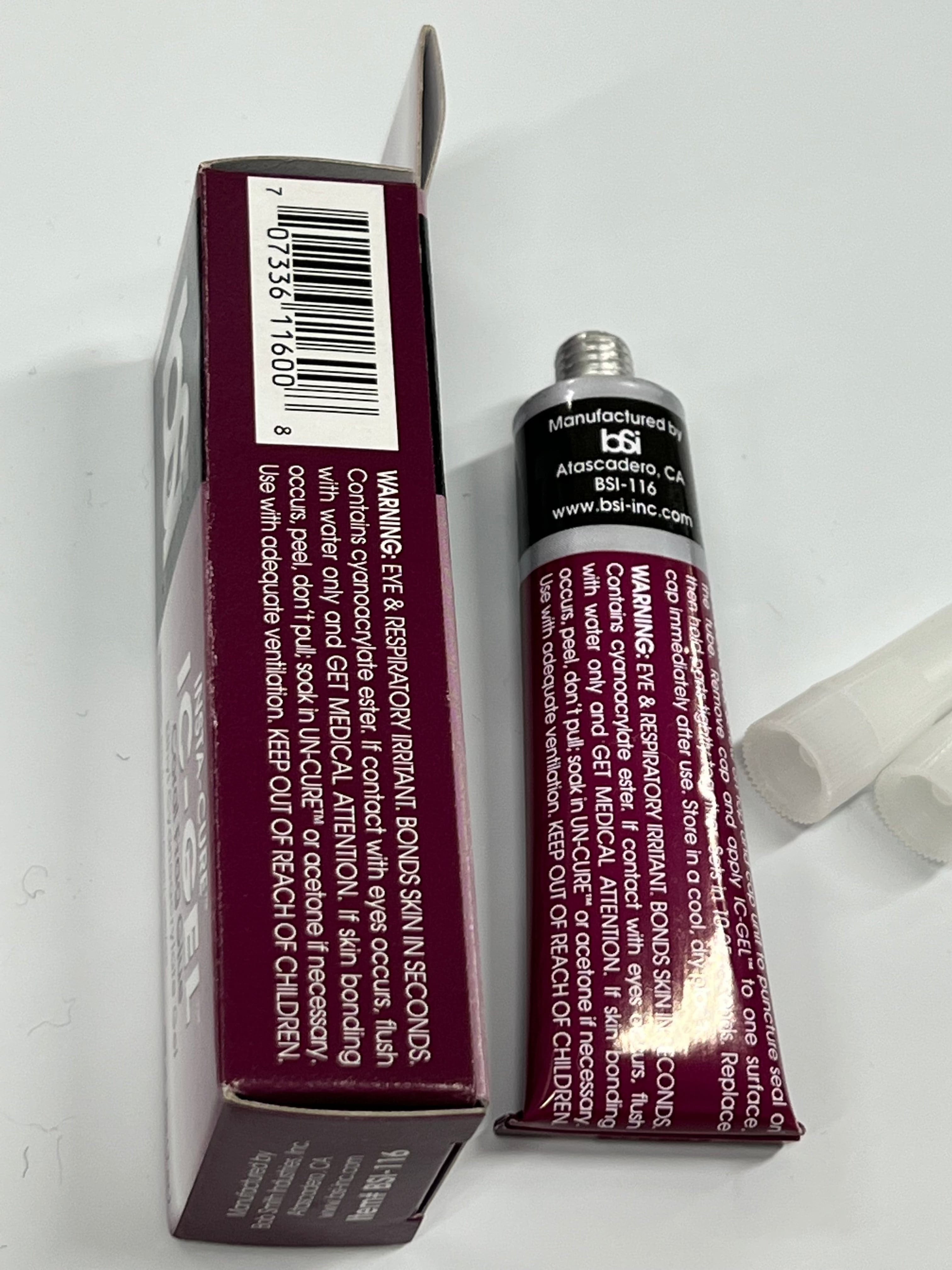 BSI IC-GEL Insta-Cure adhesivo instantáneo 20g/tubo
