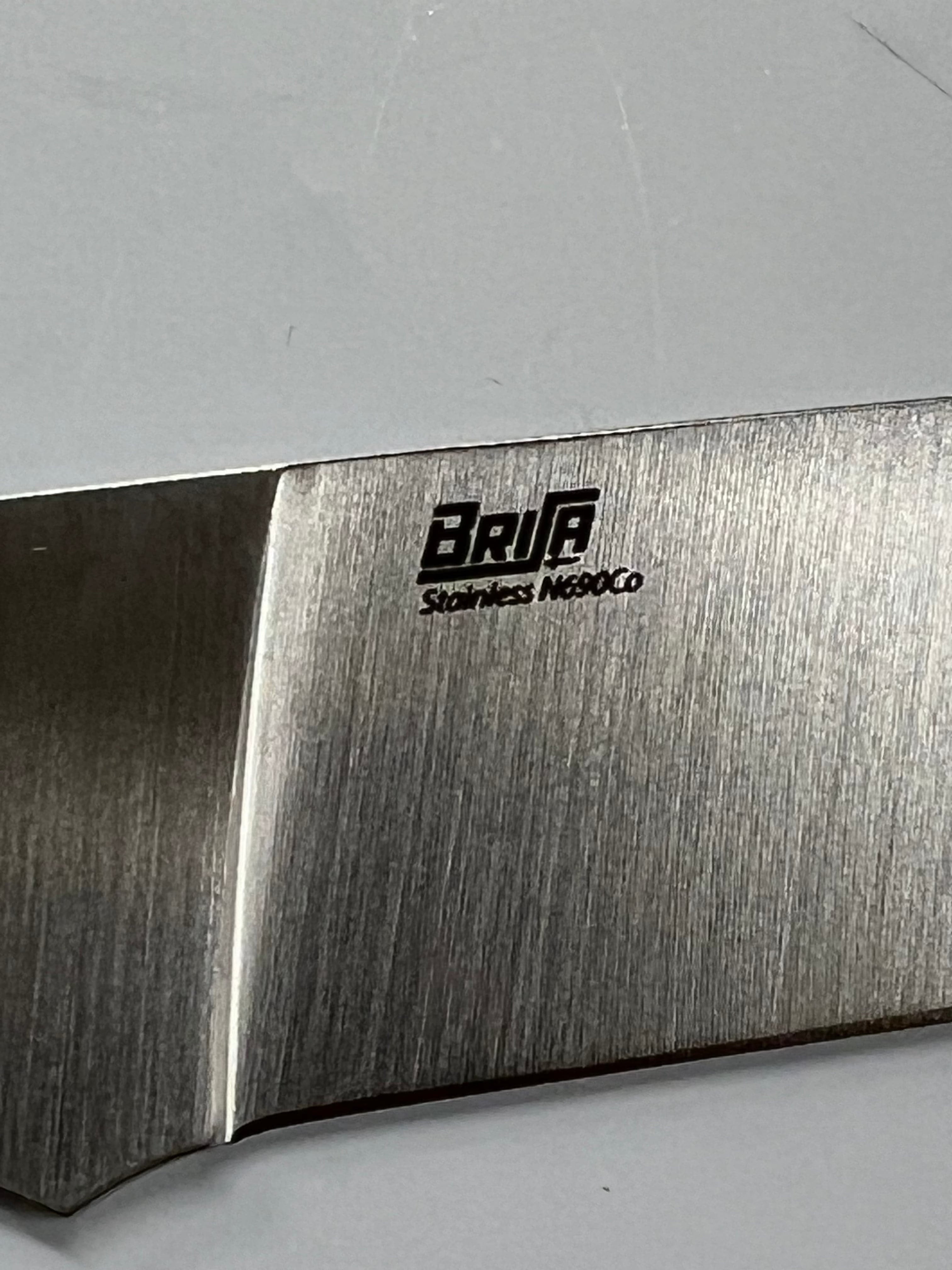Hoja de cuchillo de acero inoxidable Brisa Trapper 95 Flat N690