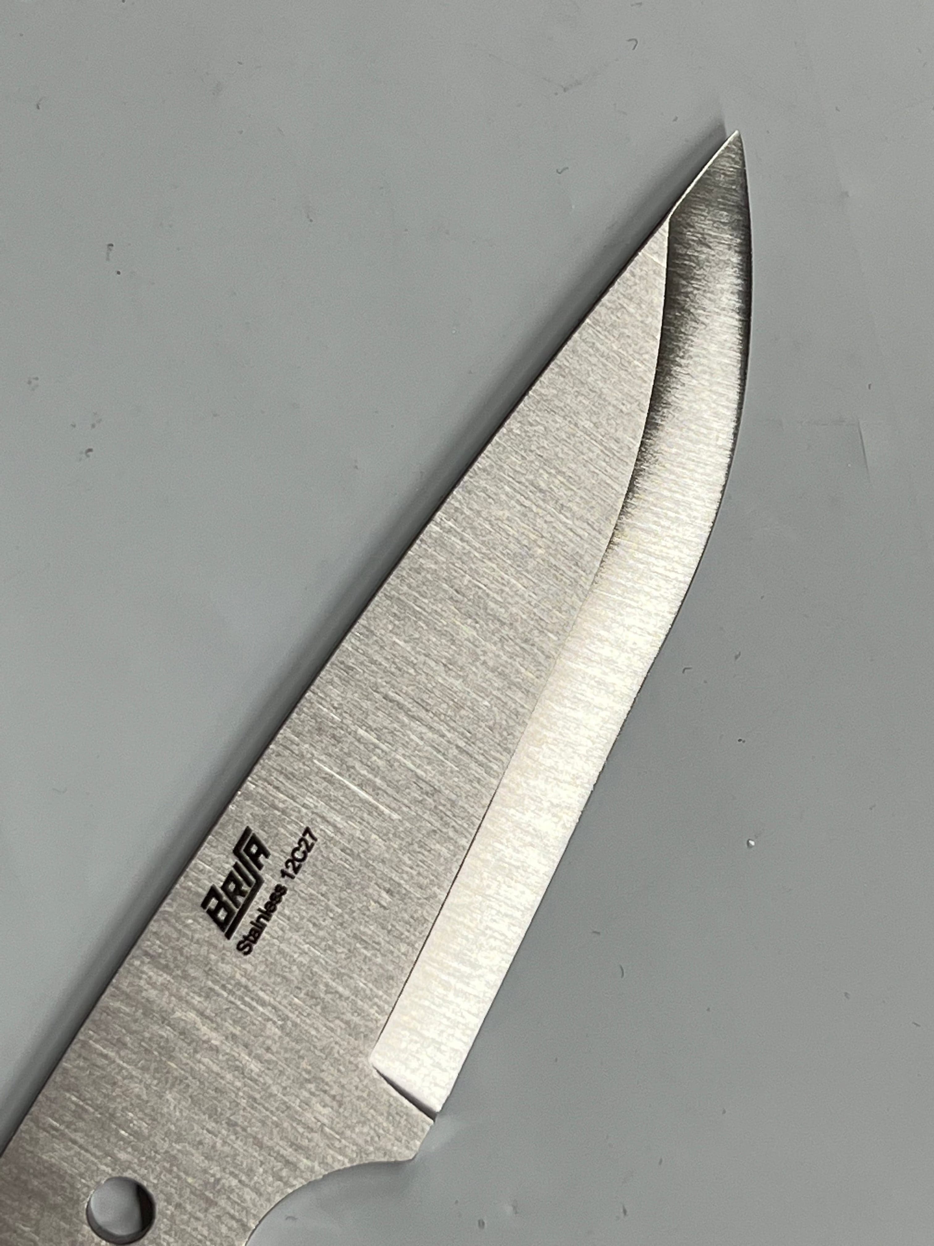Hoja de cuchillo de acero inoxidable Brisa Bobtail 80