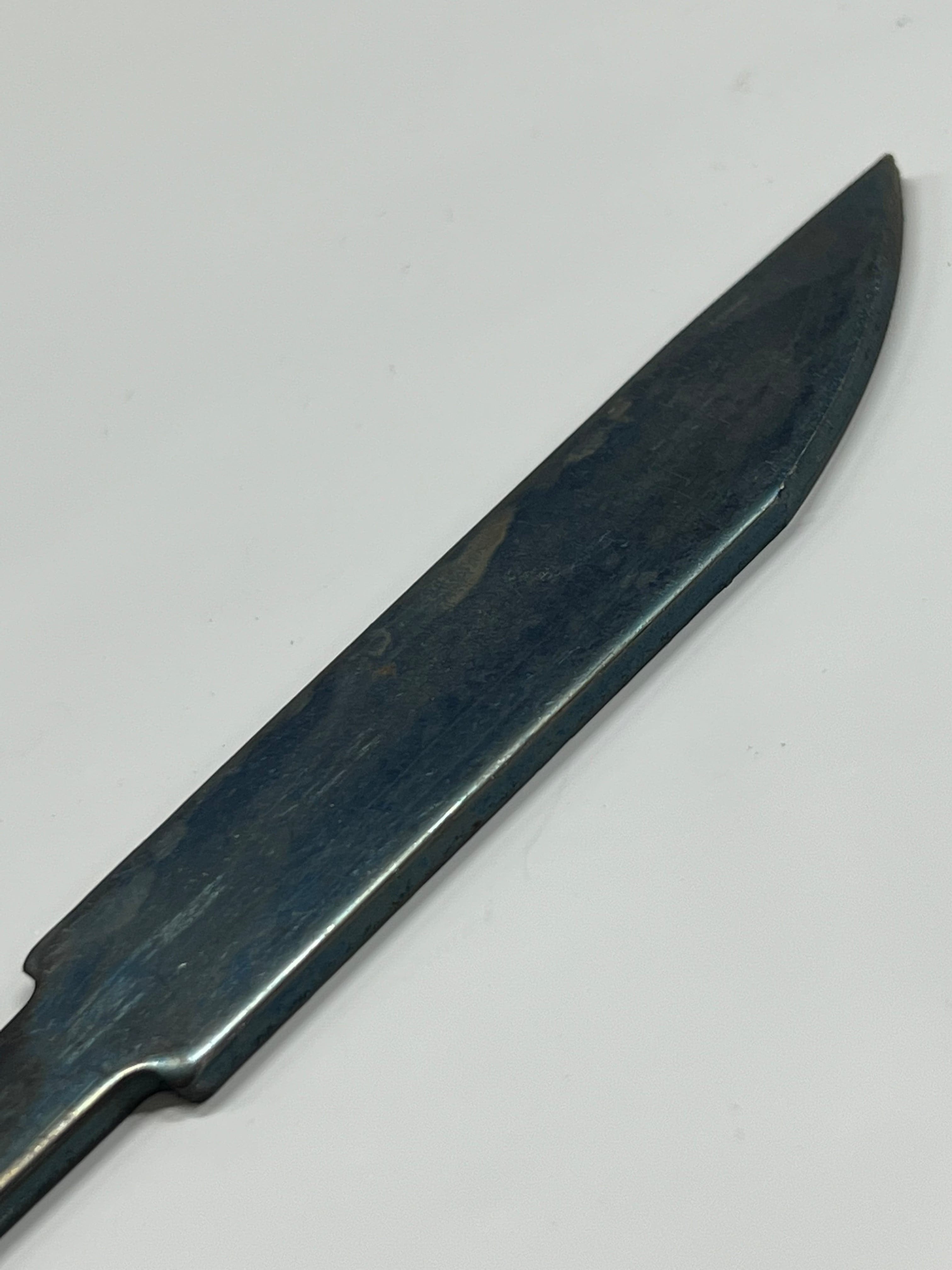 Hoja de cuchillo 80 mm templada sin afilar