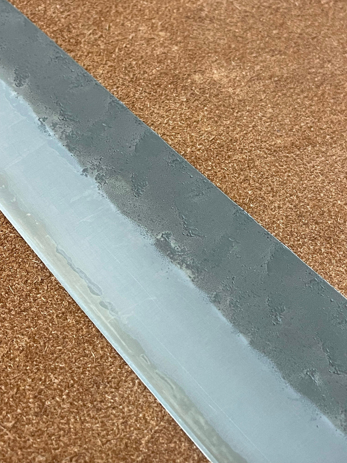 Hoja de cuchillo japonesa forjada a mano Gyuto 240 Silver3