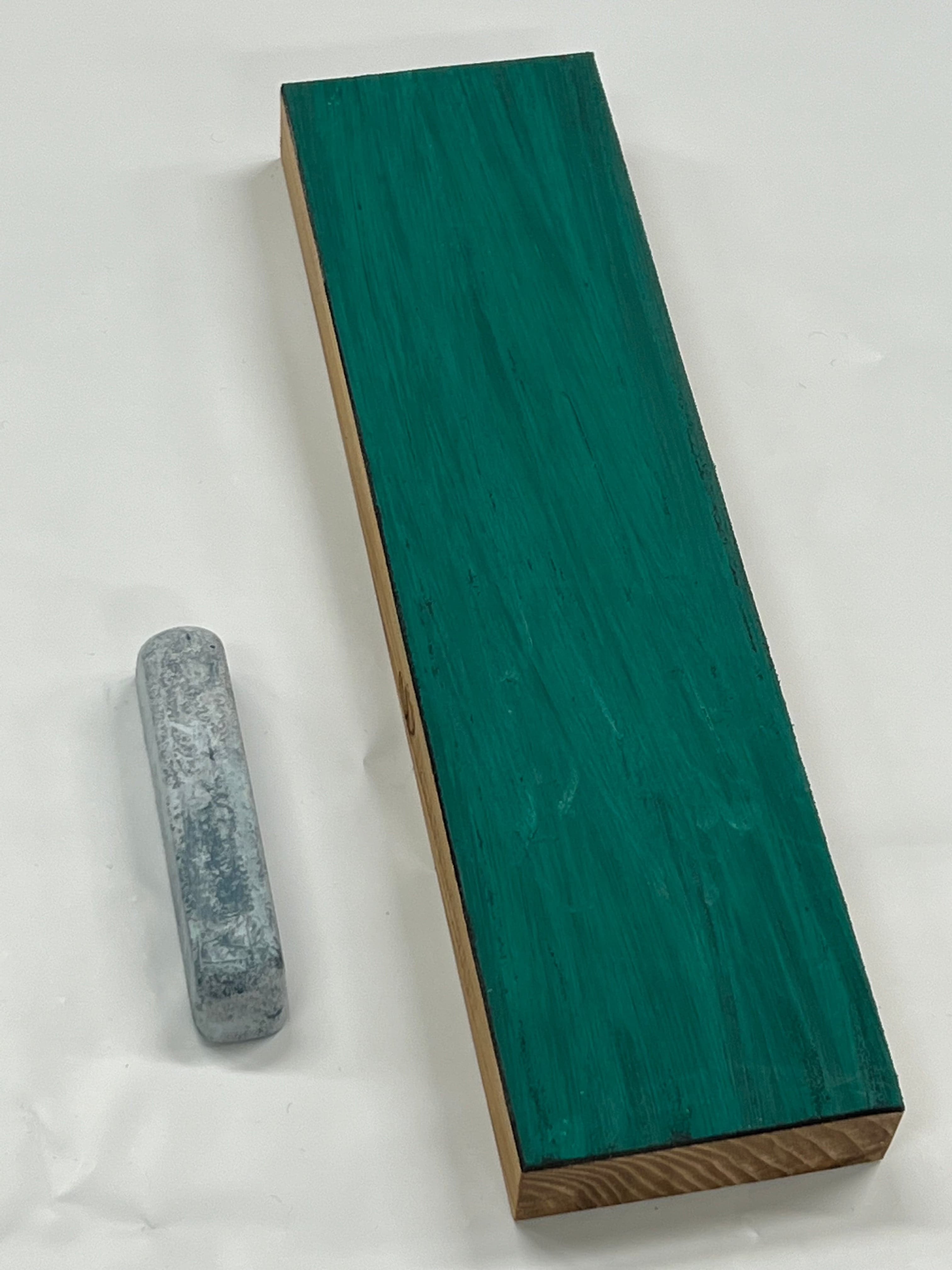 Asentador de cuero 220 x 61 x 22 mm con pasta de pulir LS4P1