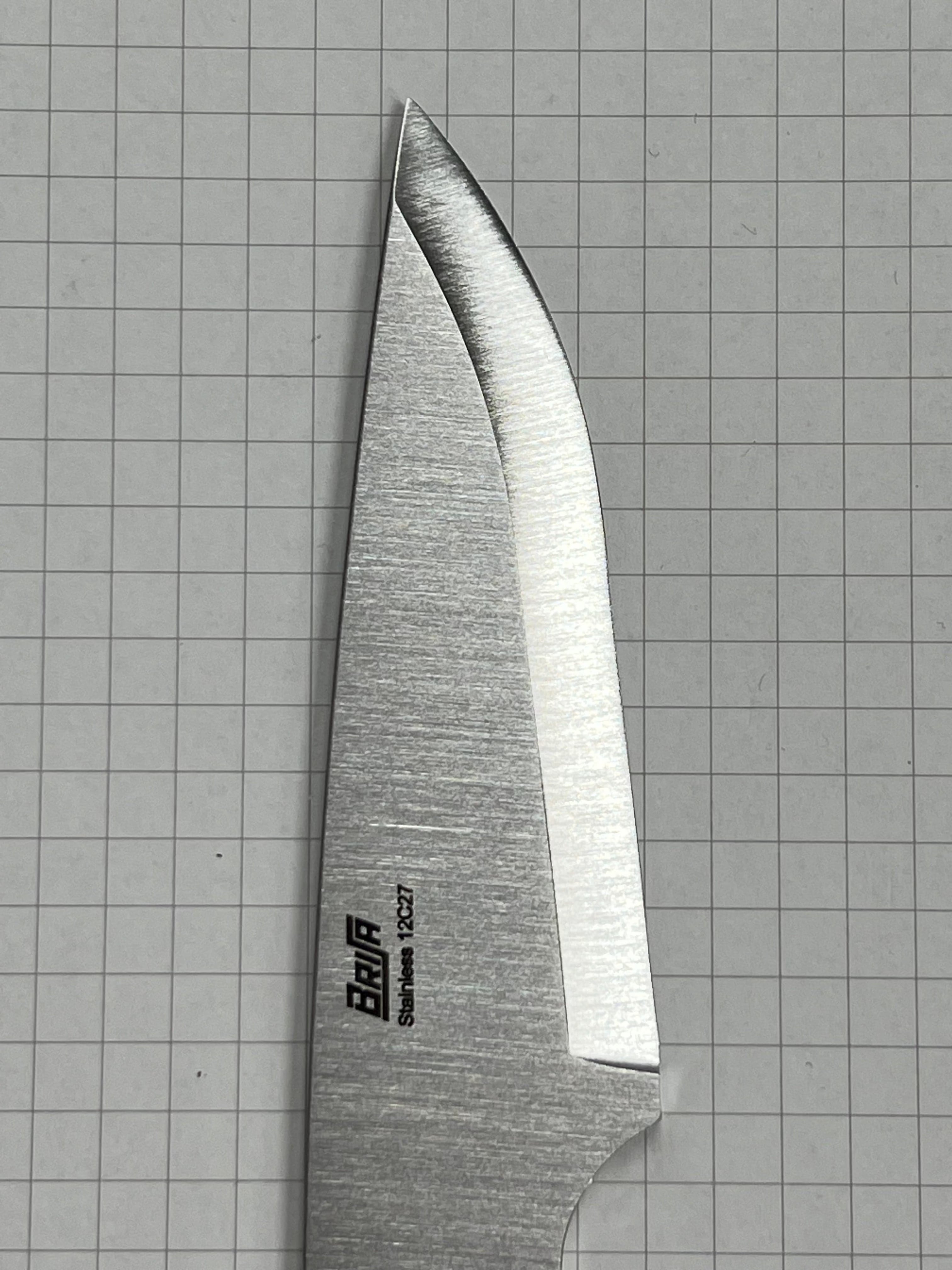 Hoja de cuchillo de acero inoxidable Brisa Bobtail 80
